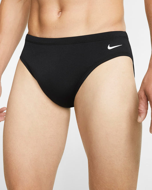 Nike Solid Men's Swimming Briefs | Black
