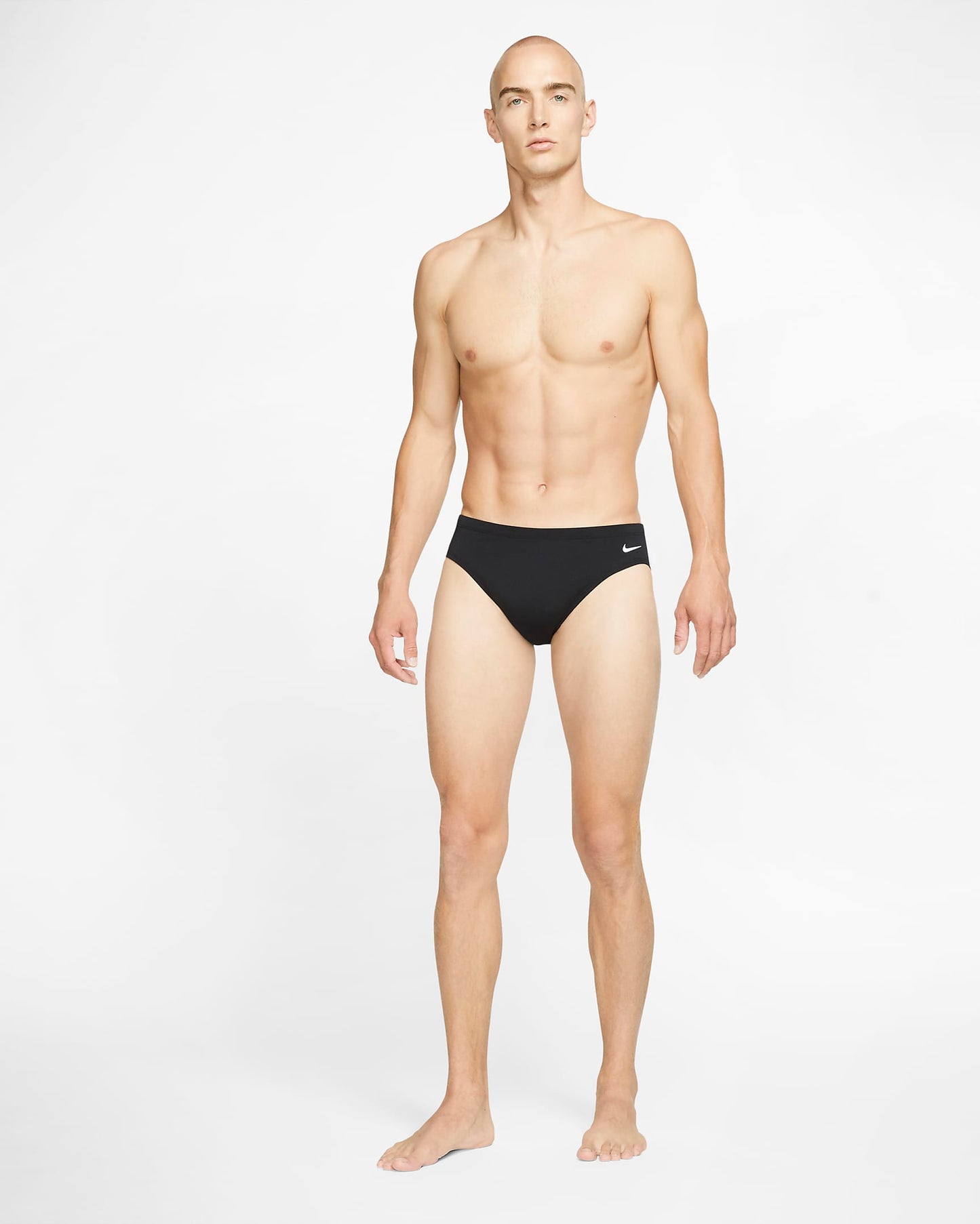 Nike Solid Men's Swimming Briefs | Black
