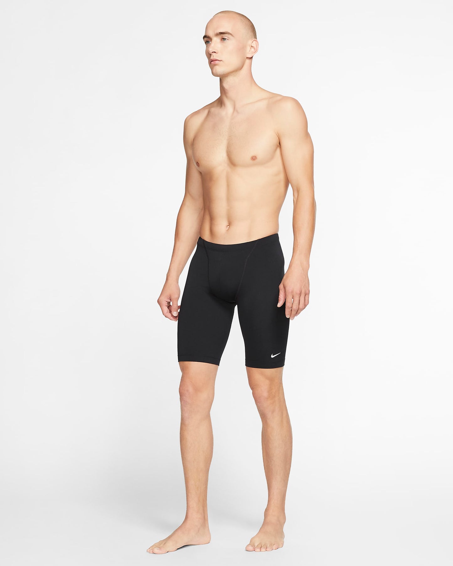 Nike Solid Men's Swimming Jammer | Black