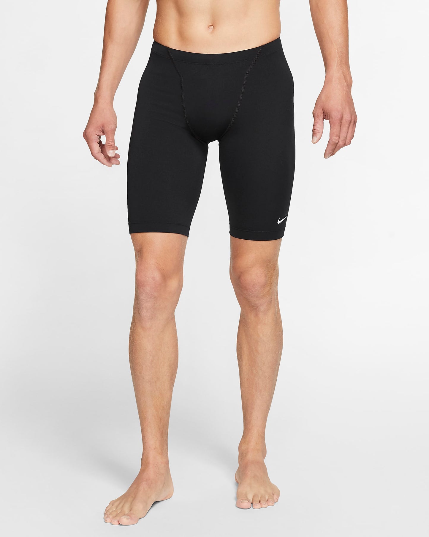 Nike Solid Men's Swimming Jammer | Black