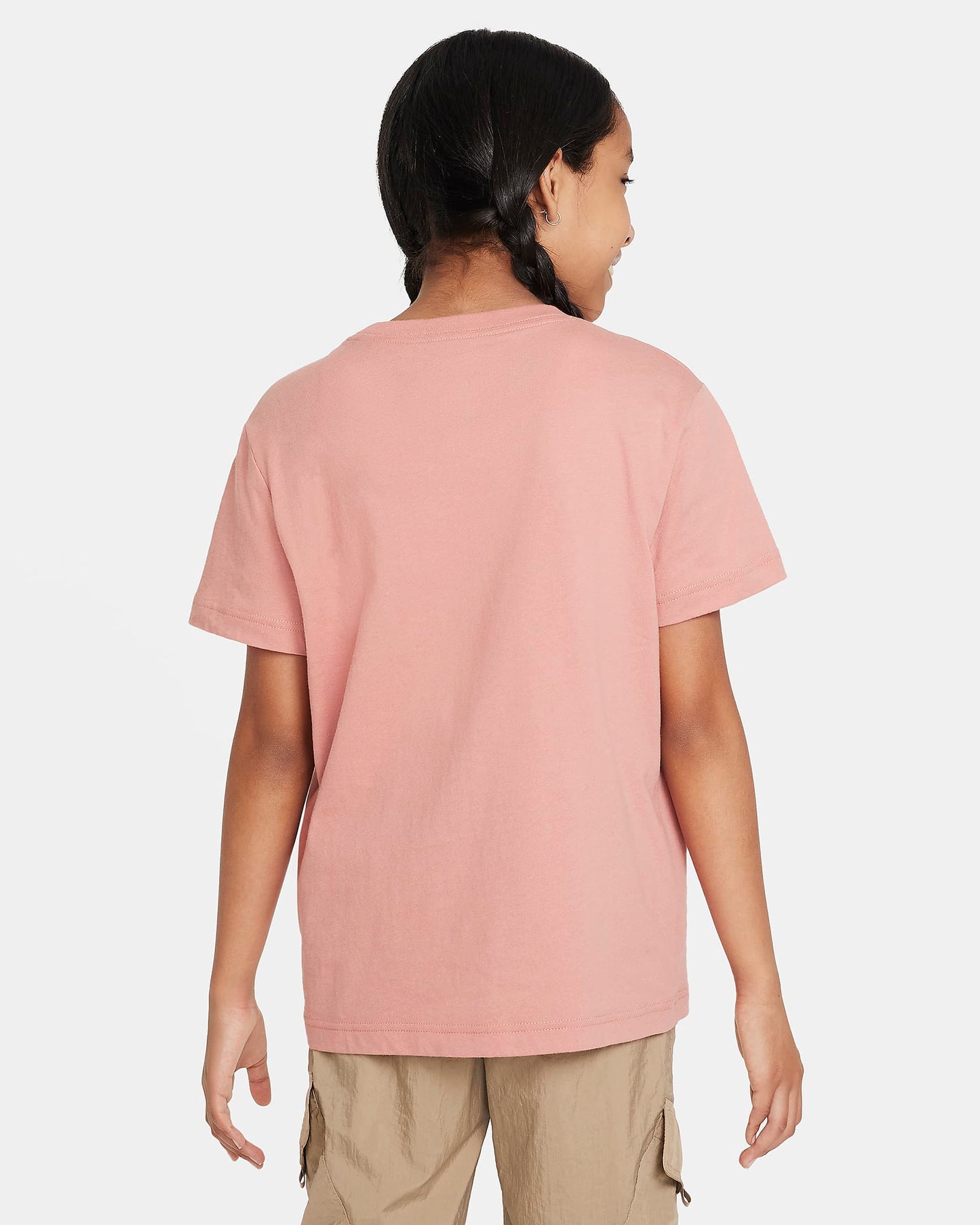 Nike Sportswear Older Kids' (Girls') T-Shirt | Red Stardust