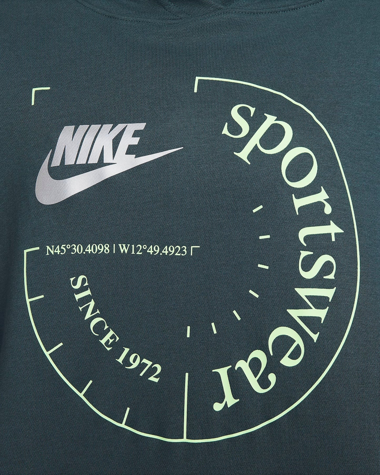 Nike Sportswear Oversized Pullover Hoodie | Deep Jungle