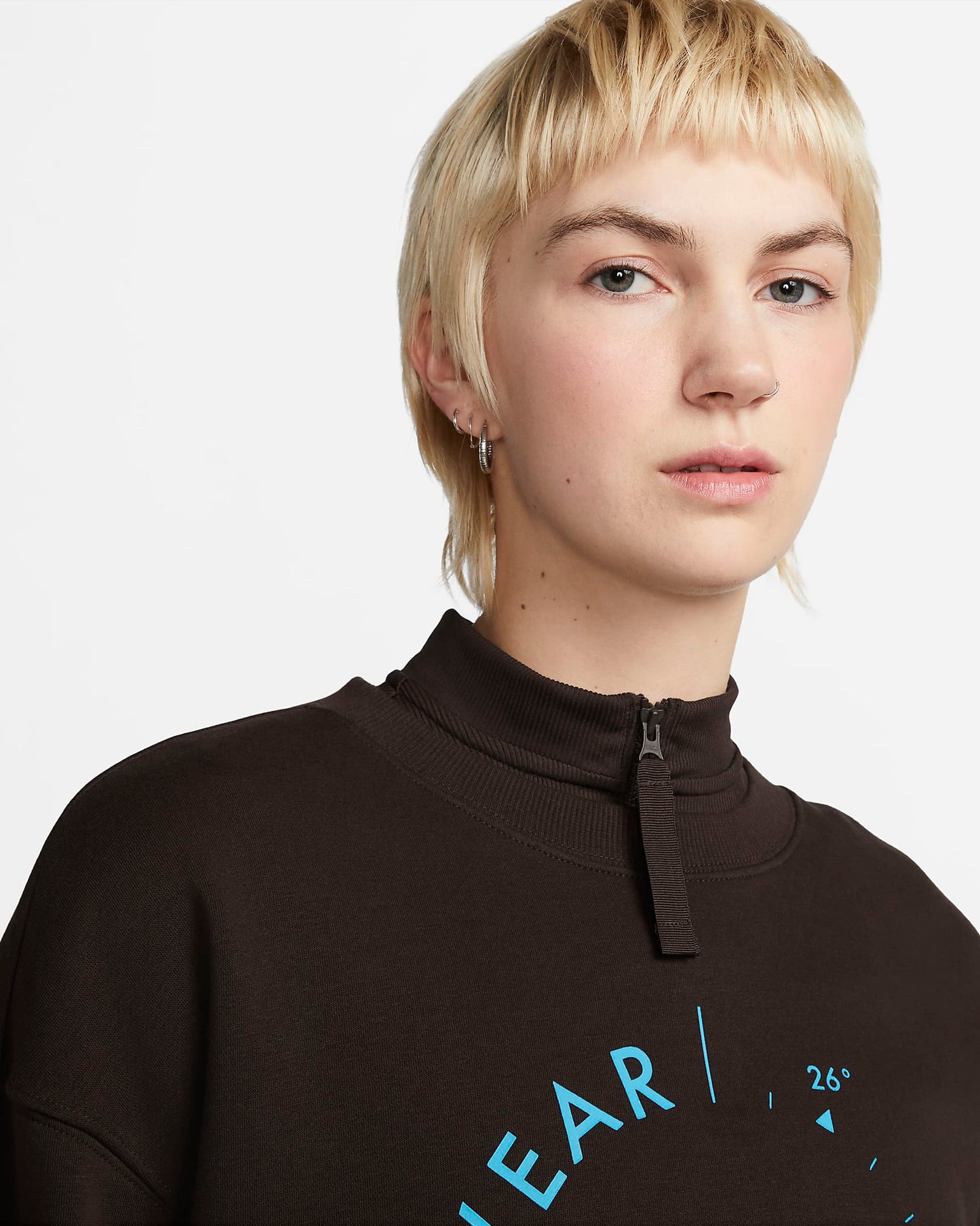 Nike Sportswear Oversized Sports Utility Crew-Neck Sweatshirt | Velvet Brown