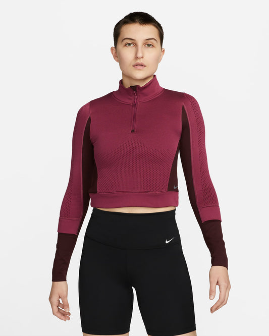 Nike Therma-FIT ADV City Ready Women's 1/4-Zip Top | Rosewood