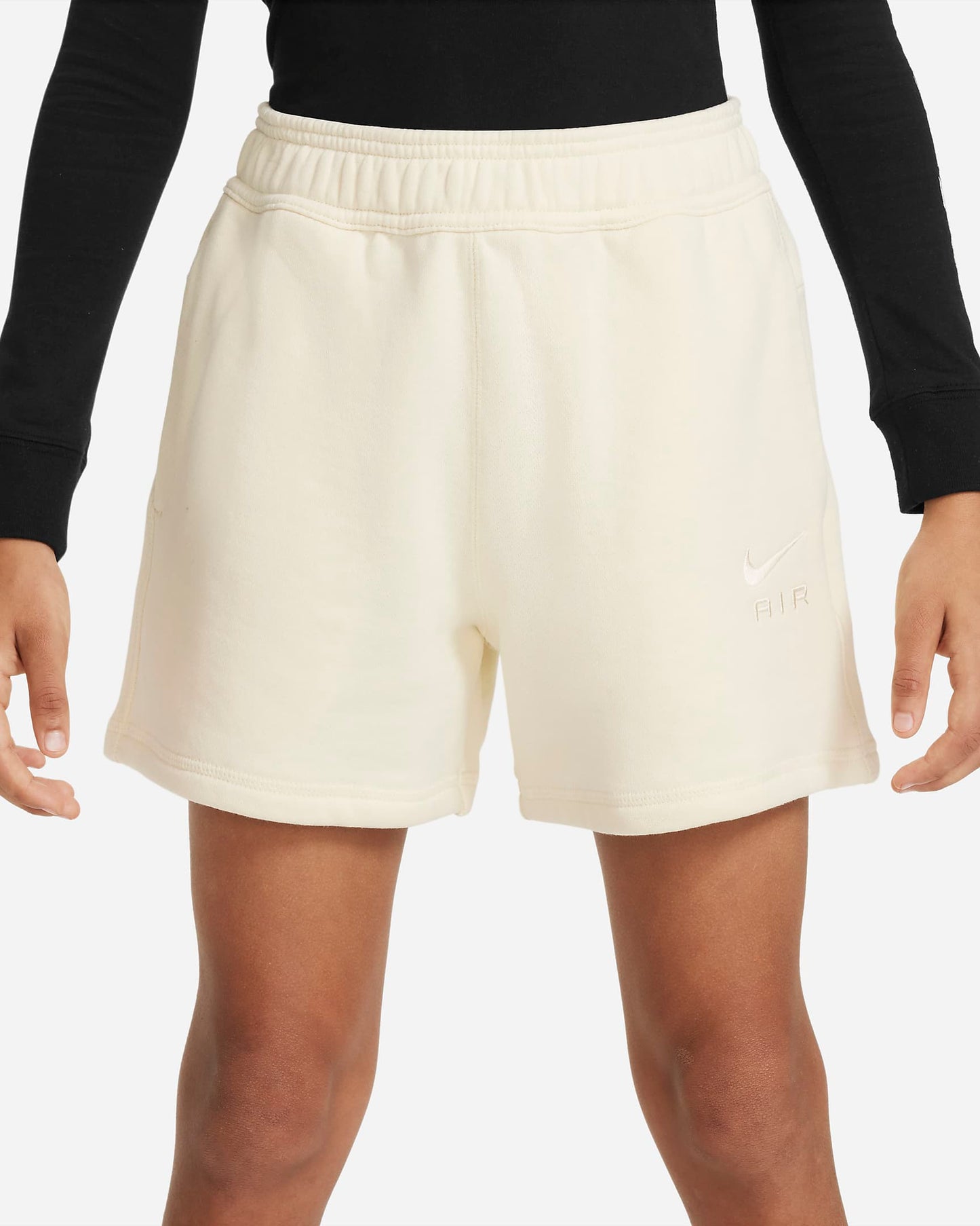 Nike Air Older Kids' French Terry Shorts | Coconut Milk