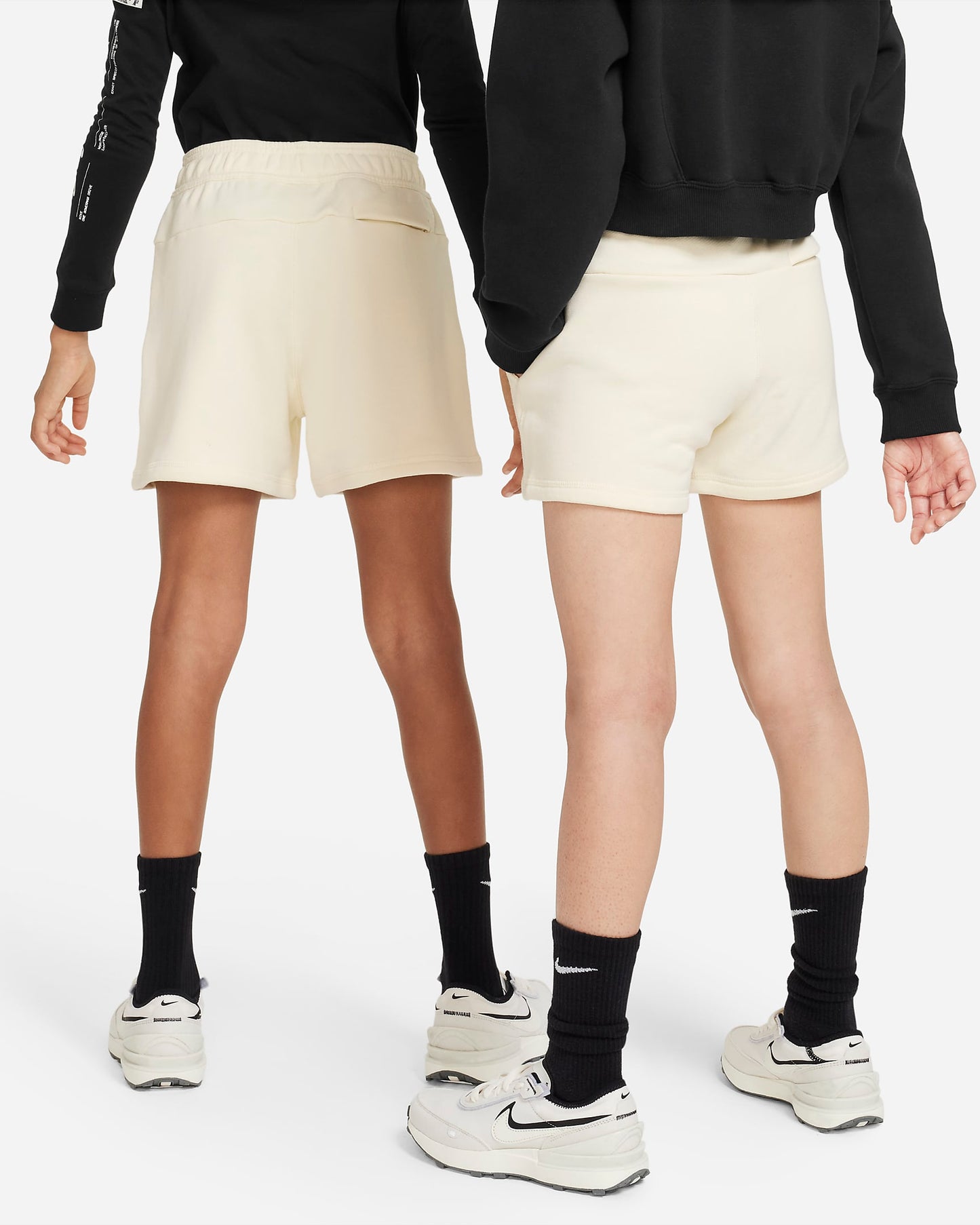 Nike Air Older Kids' French Terry Shorts | Coconut Milk