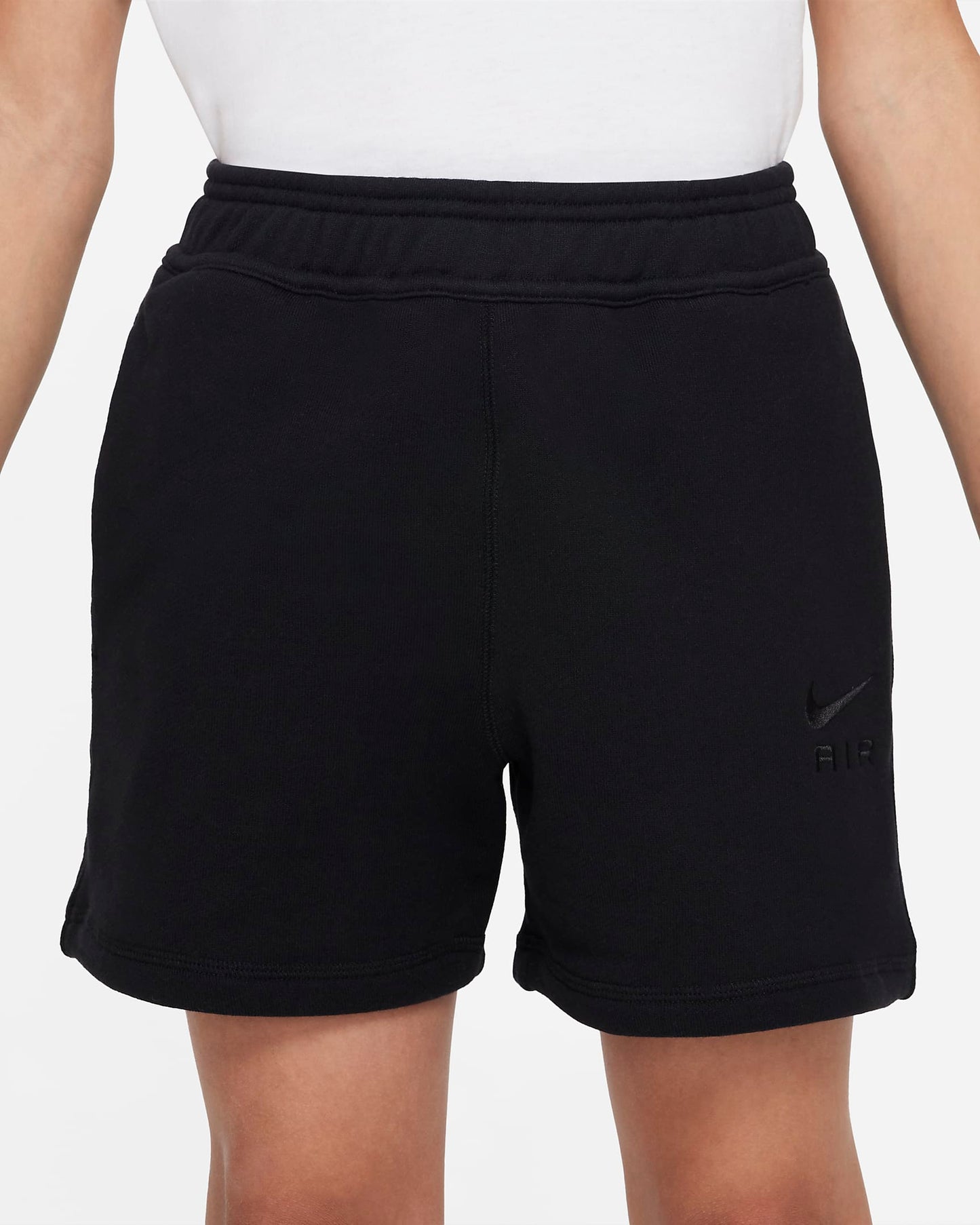 Nike Air Older Kids' French Terry Shorts | Black