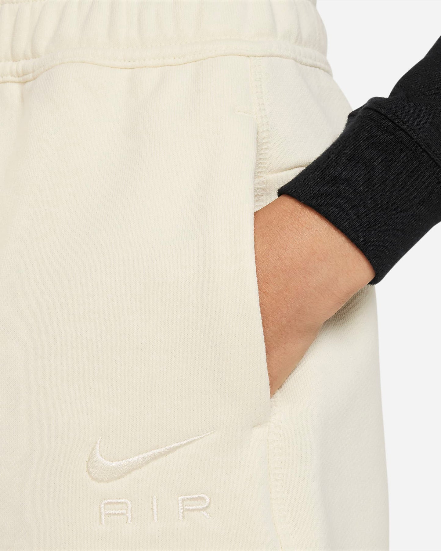 Nike Air Older Kids' French Terry Shorts | Coconut Milk