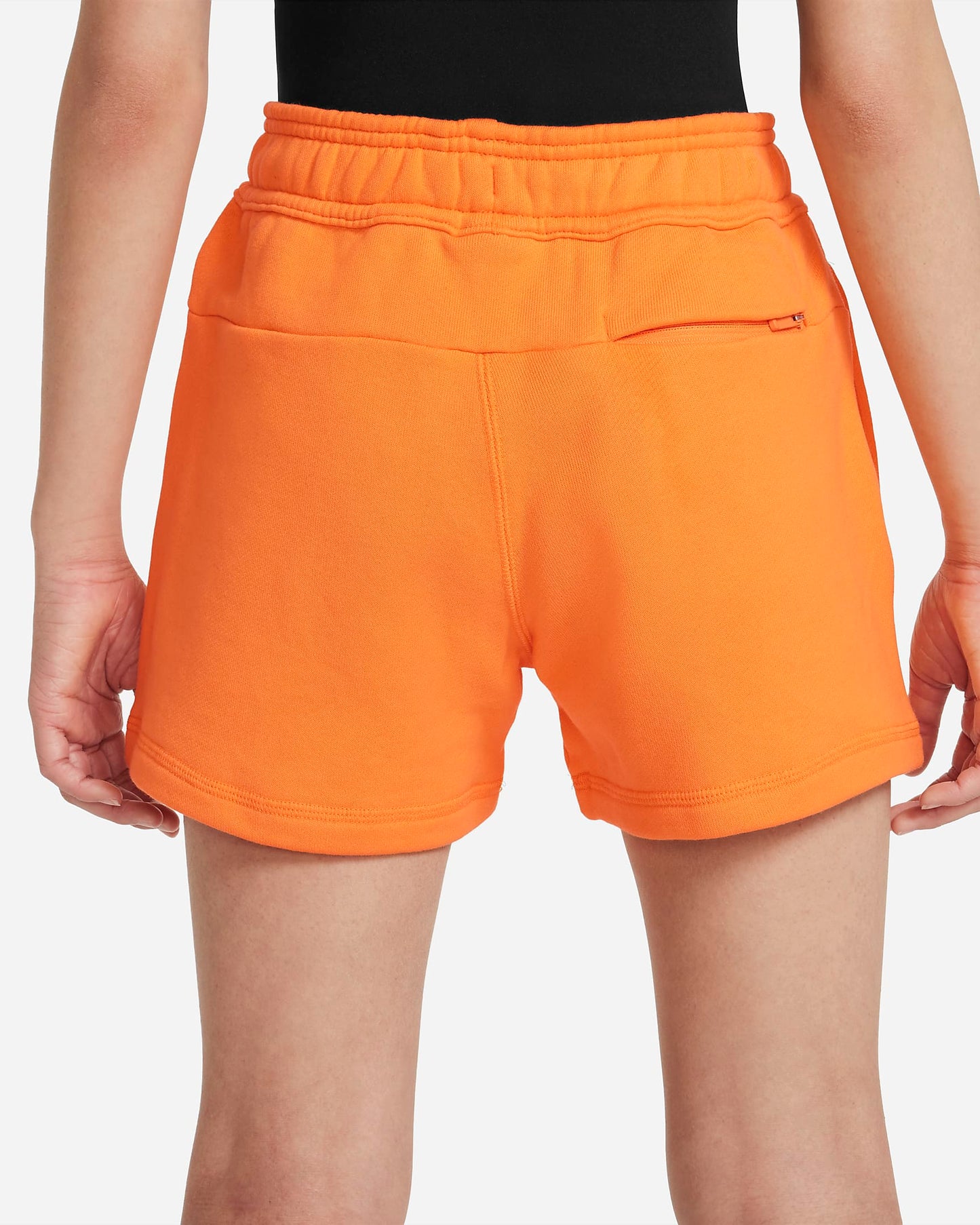 Nike Air Older Kids' French Terry Shorts | Bright Mandarin