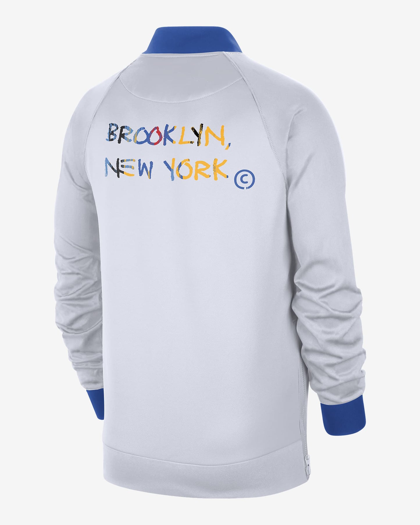 Brooklyn Nets Showtime Long-Sleeve Jacket | White