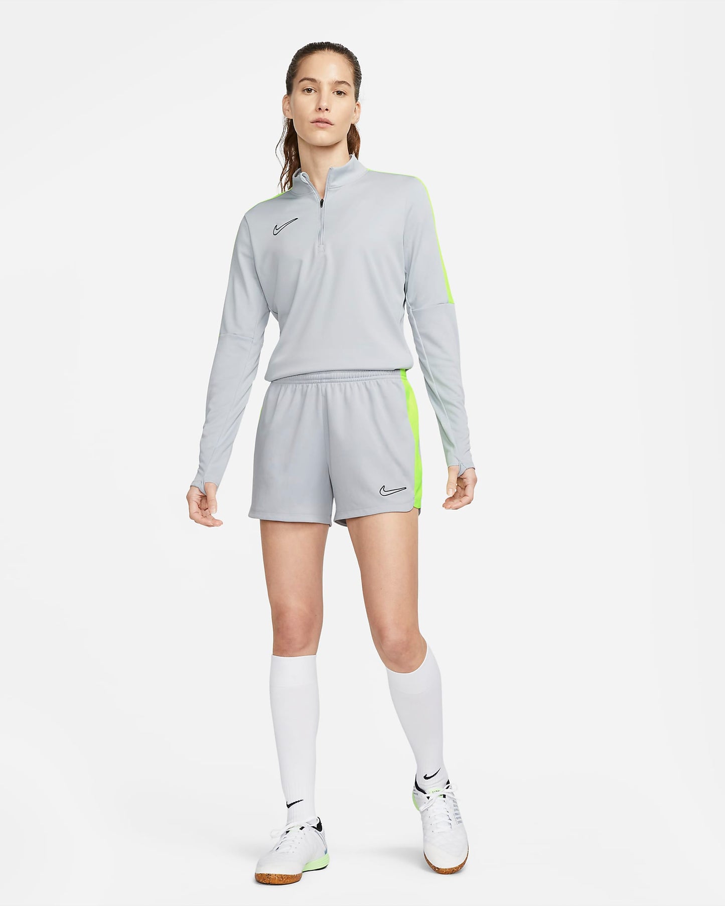 Nike Dri-FIT Academy 1/2-zip top | Flat Silver