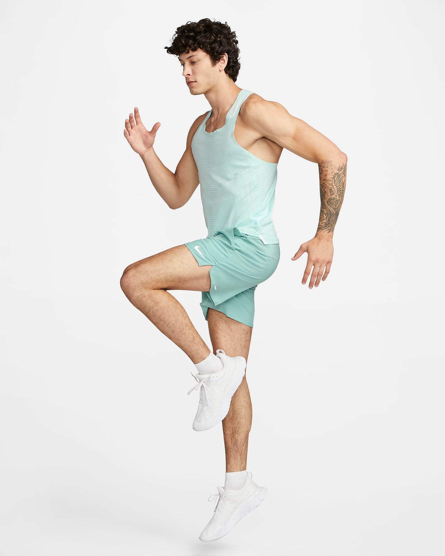 Nike Dri-FIT ADV AeroSwift Men's Racing Vest | Jade Ice