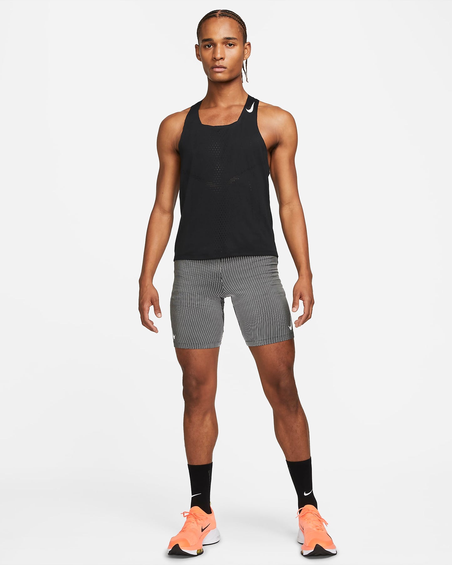 Nike Dri-FIT ADV AeroSwift Men's Racing Vest | Black