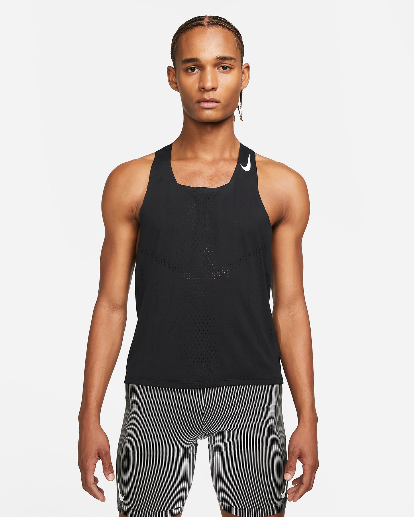 Nike Dri-FIT ADV AeroSwift Men's Racing Vest | Black