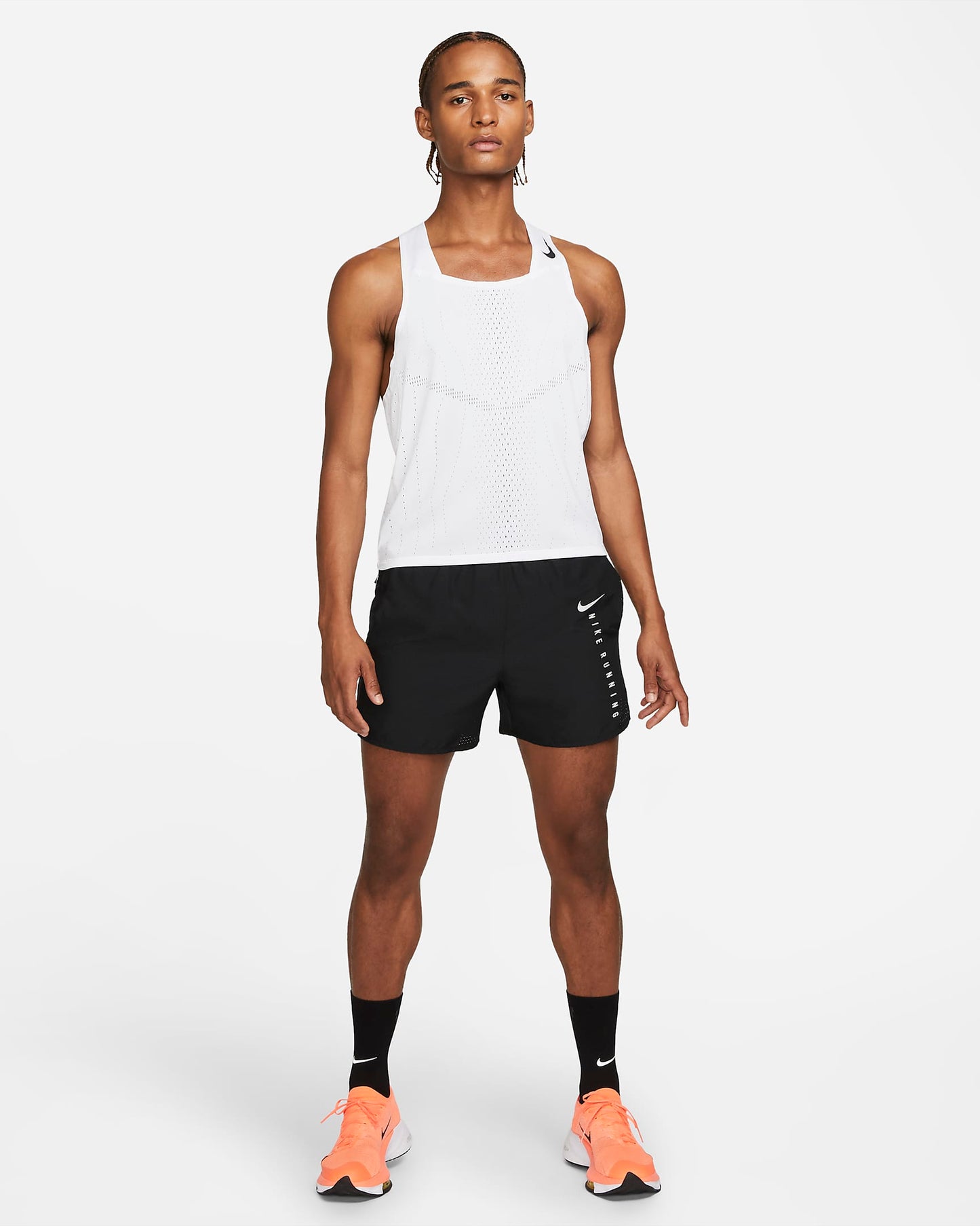 Nike Dri-FIT ADV AeroSwift Men's Racing Vest | White