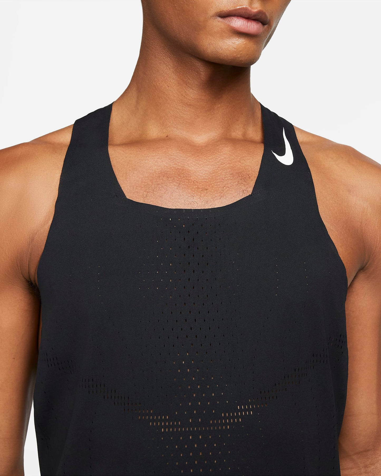 Nike Dri-FIT ADV AeroSwift Men's Racing Vest | Black