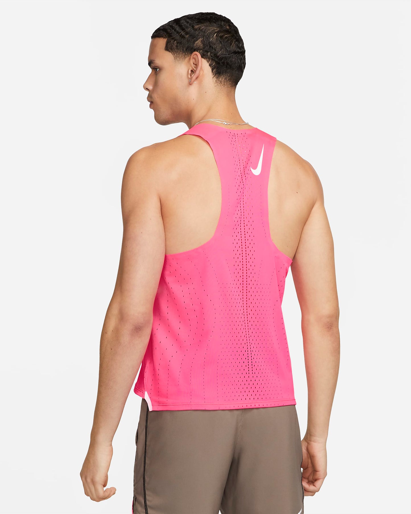 Nike Dri-FIT ADV AeroSwift Men's Racing Vest | Hyper Pink