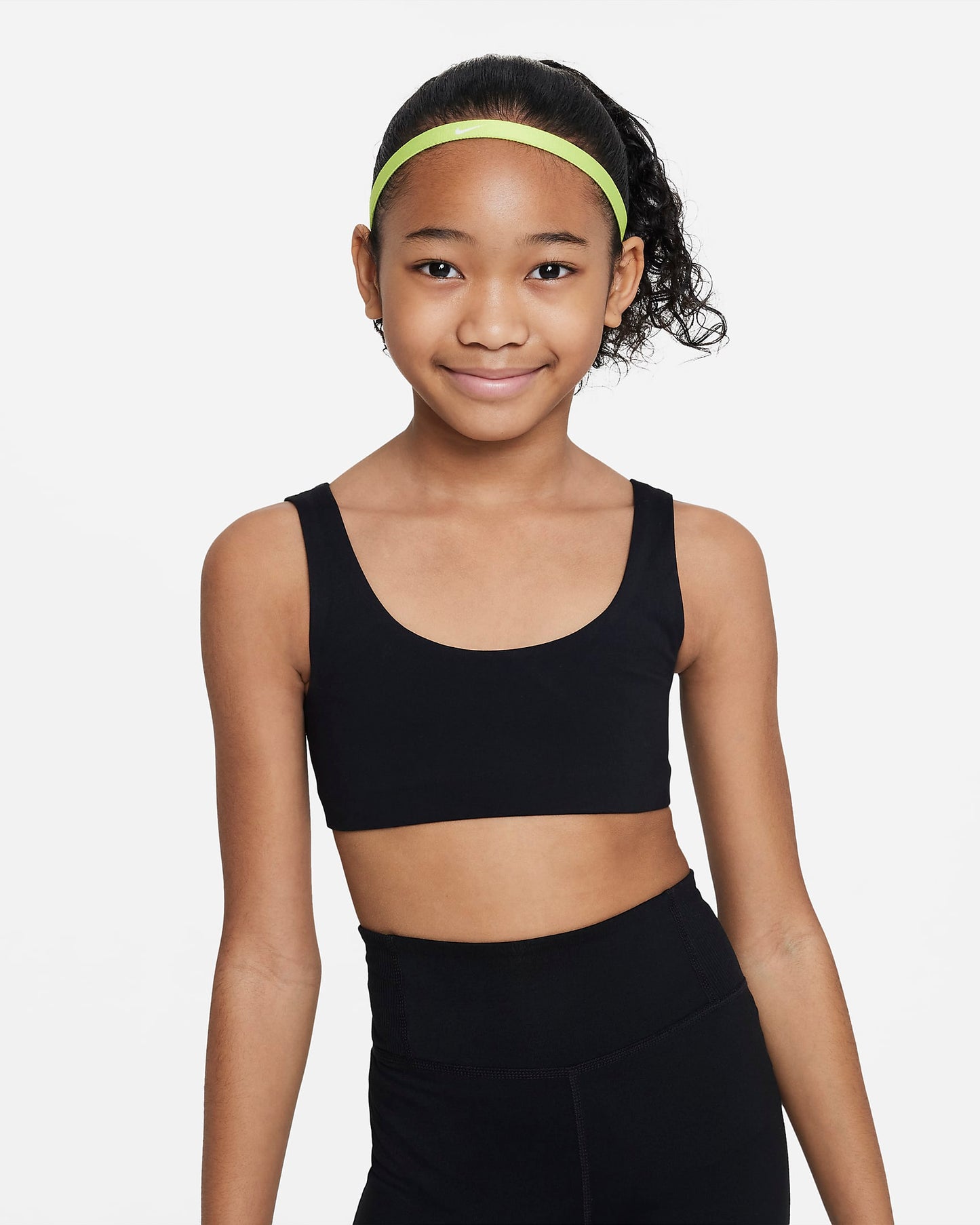 Nike Dri-FIT Alate All U Older Girls' Sports Bra | Black