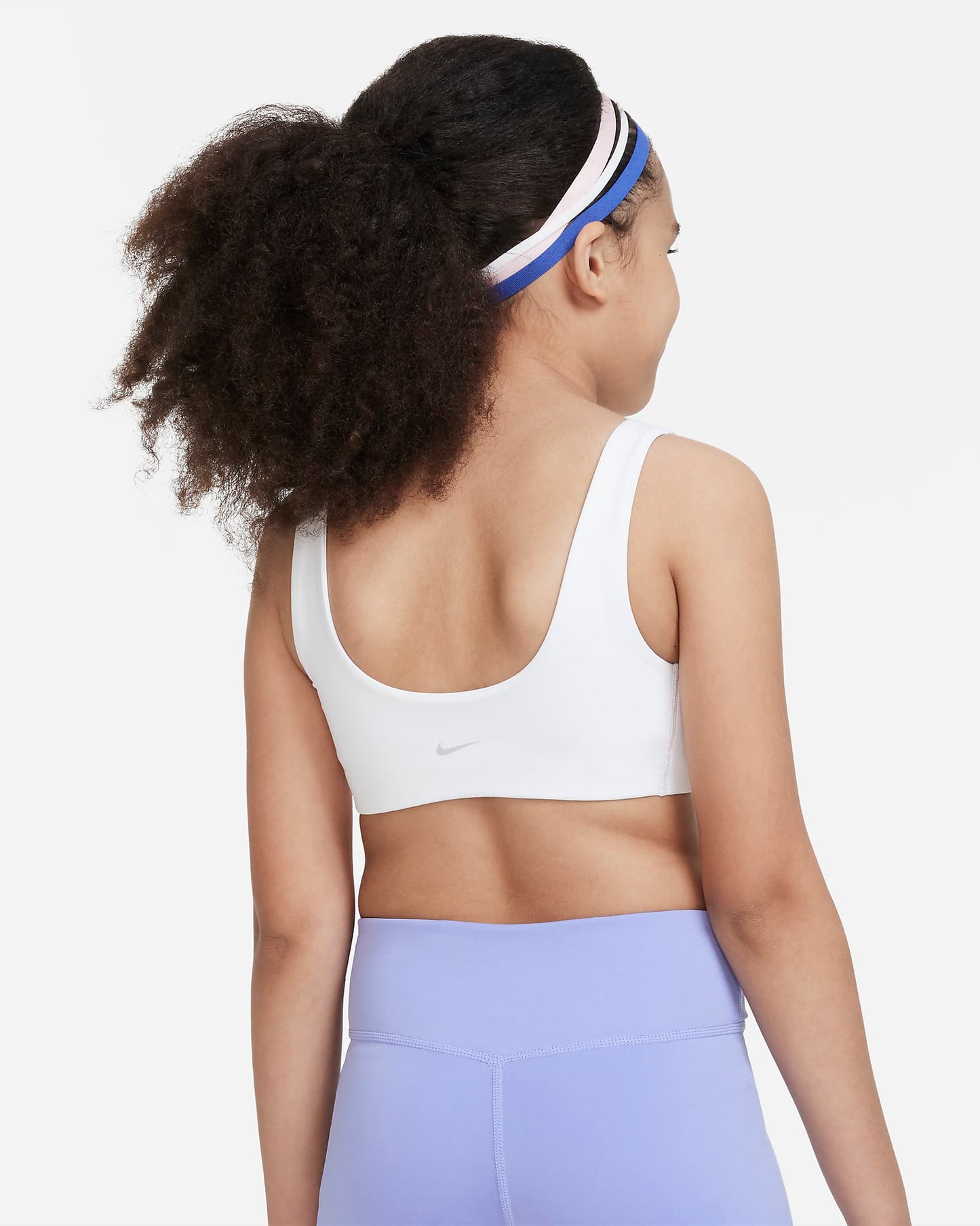 Nike Dri-FIT Alate All U Older Girls' Sports Bra | White