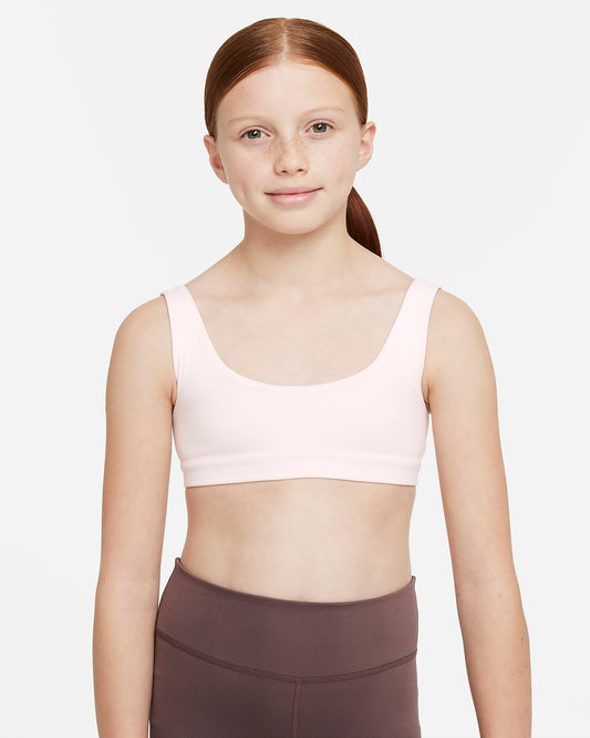 Nike Dri-FIT Alate All U Older Girls' Sports Bra | Light Soft Pink