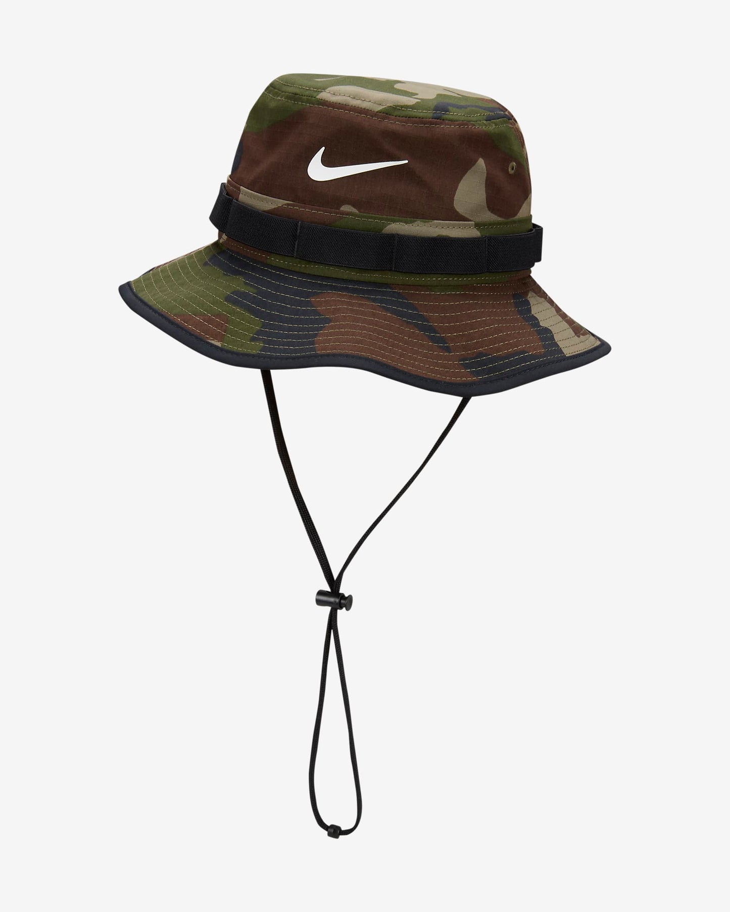 Nike Dri-FIT Apex Camo Print Bucket Hat | Medium Olive