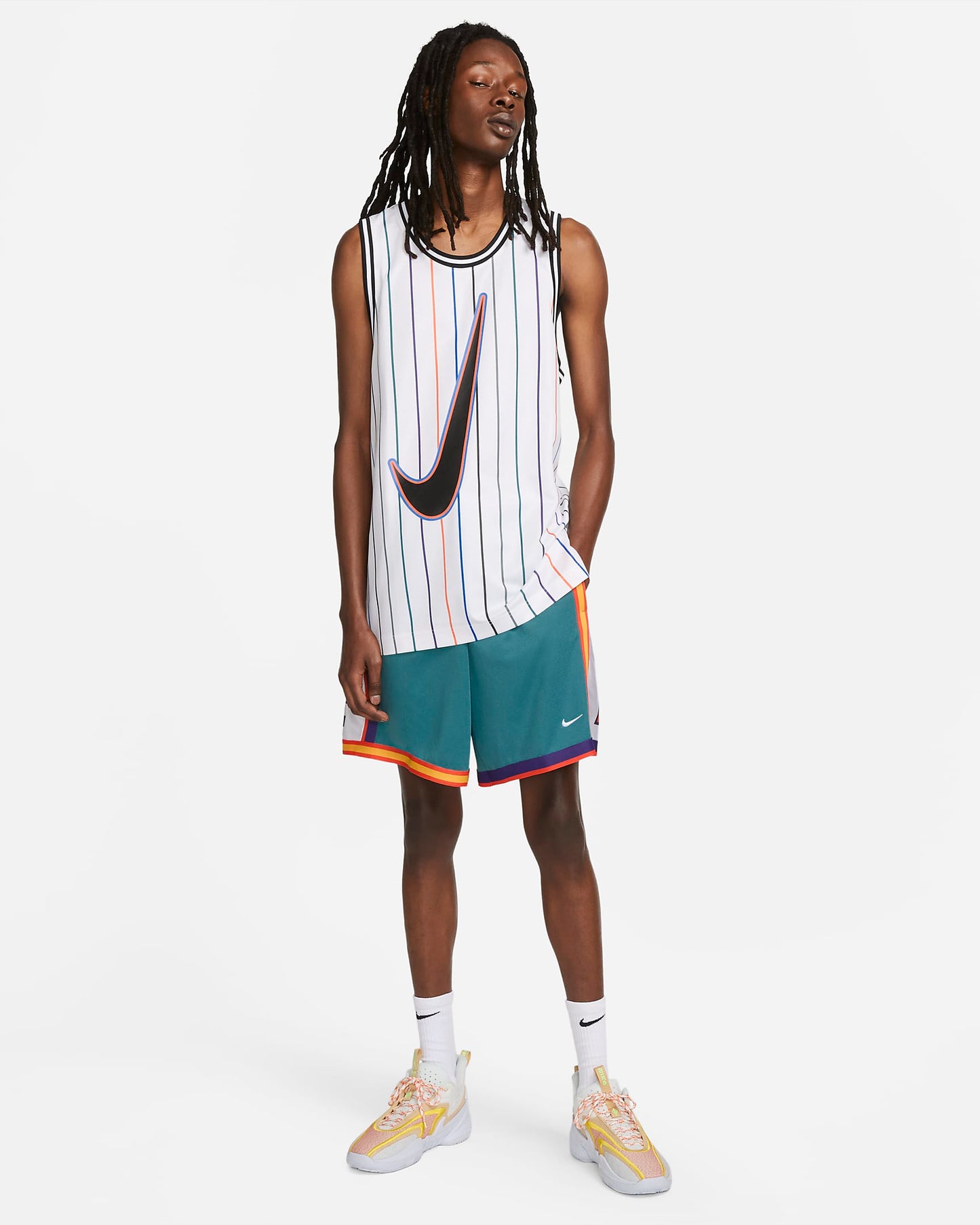 Nike Dri-FIT DNA Men's Basketball Jersey | White