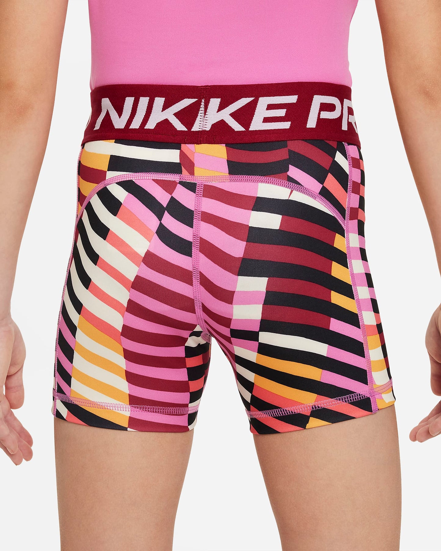 Nike Dri-FIT Older Girls' 7.5cm Training Shorts | Playful Pink