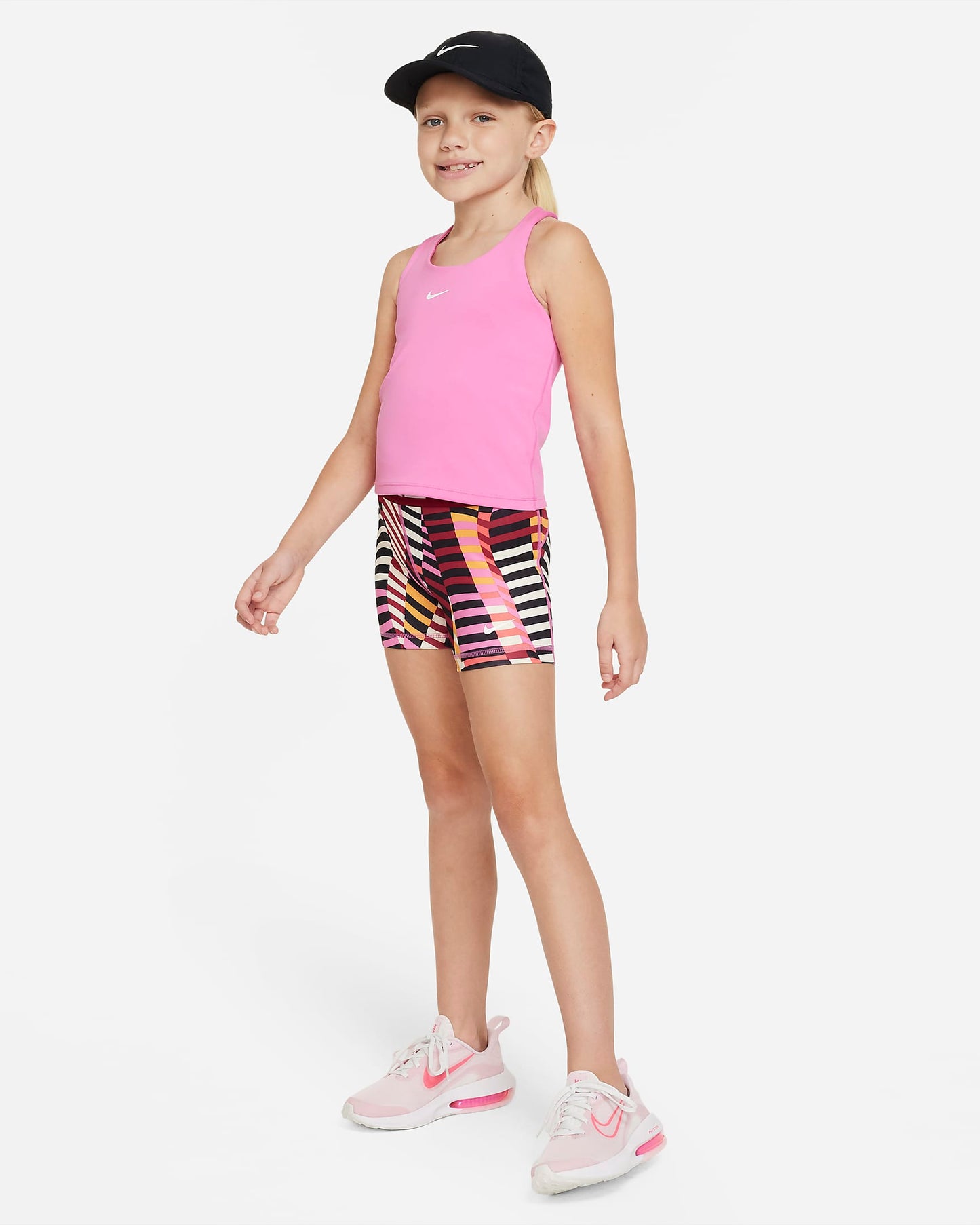 Nike Dri-FIT Older Girls' 7.5cm Training Shorts | Playful Pink