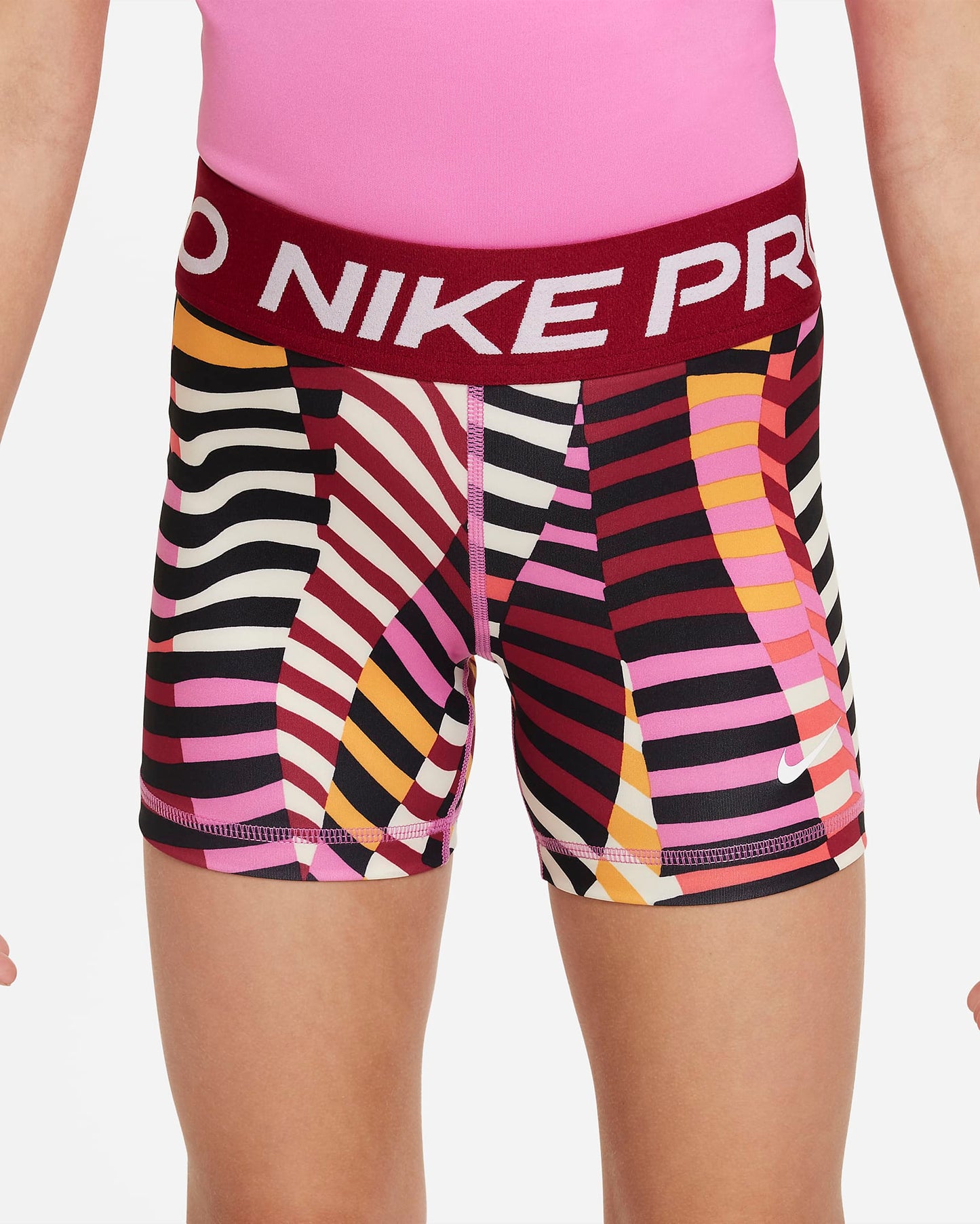 Nike Dri-FIT Older Girls' 7.5cm Training Shorts | Playful Pink