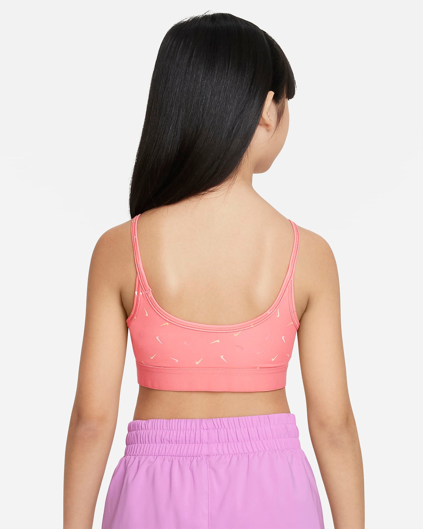 Nike Dri-FIT Trophy Older Girls' Light-Support Sports Bra | Sea Coral