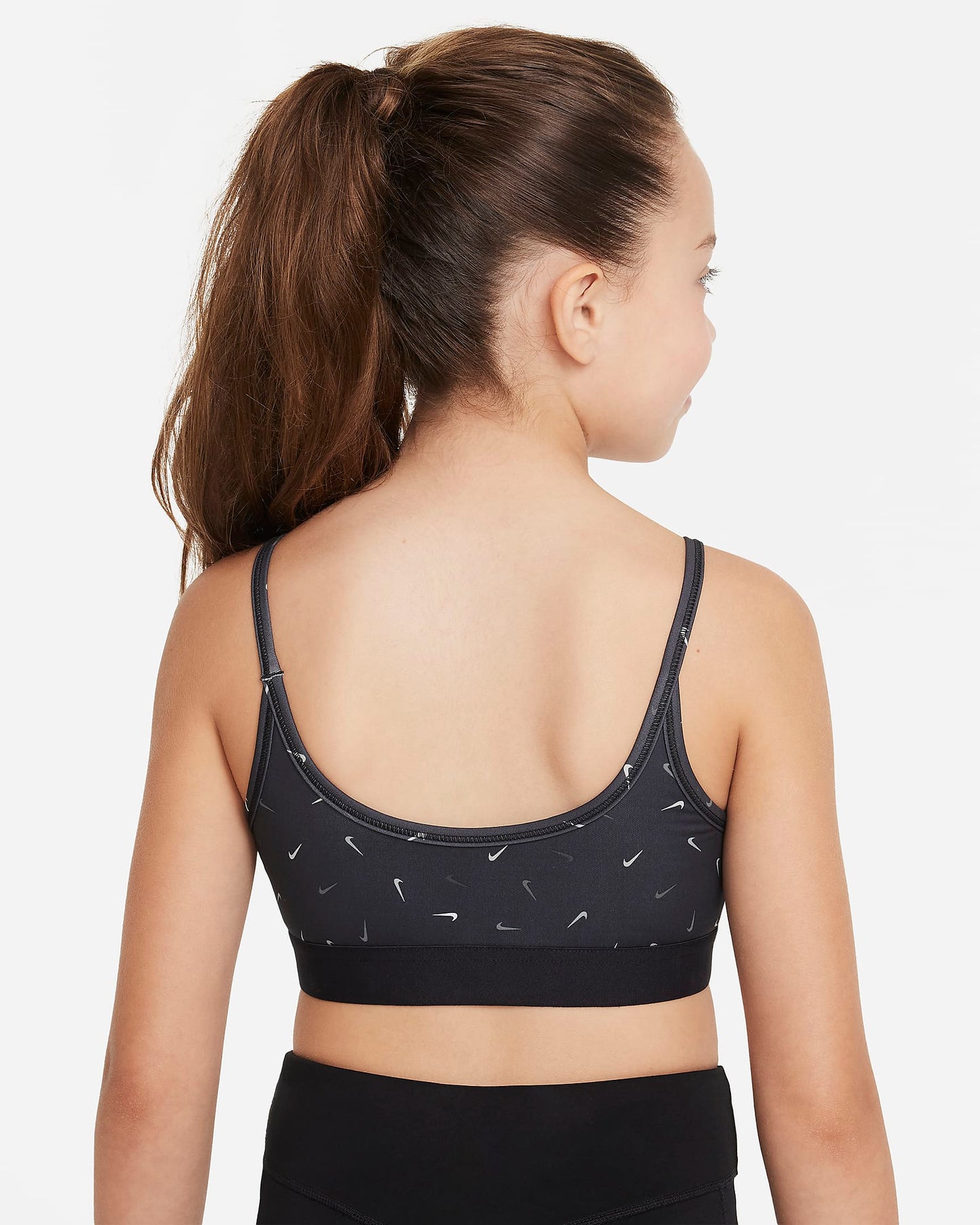 Nike Dri-FIT Trophy Older Girls' Light-Support Sports Bra | Black