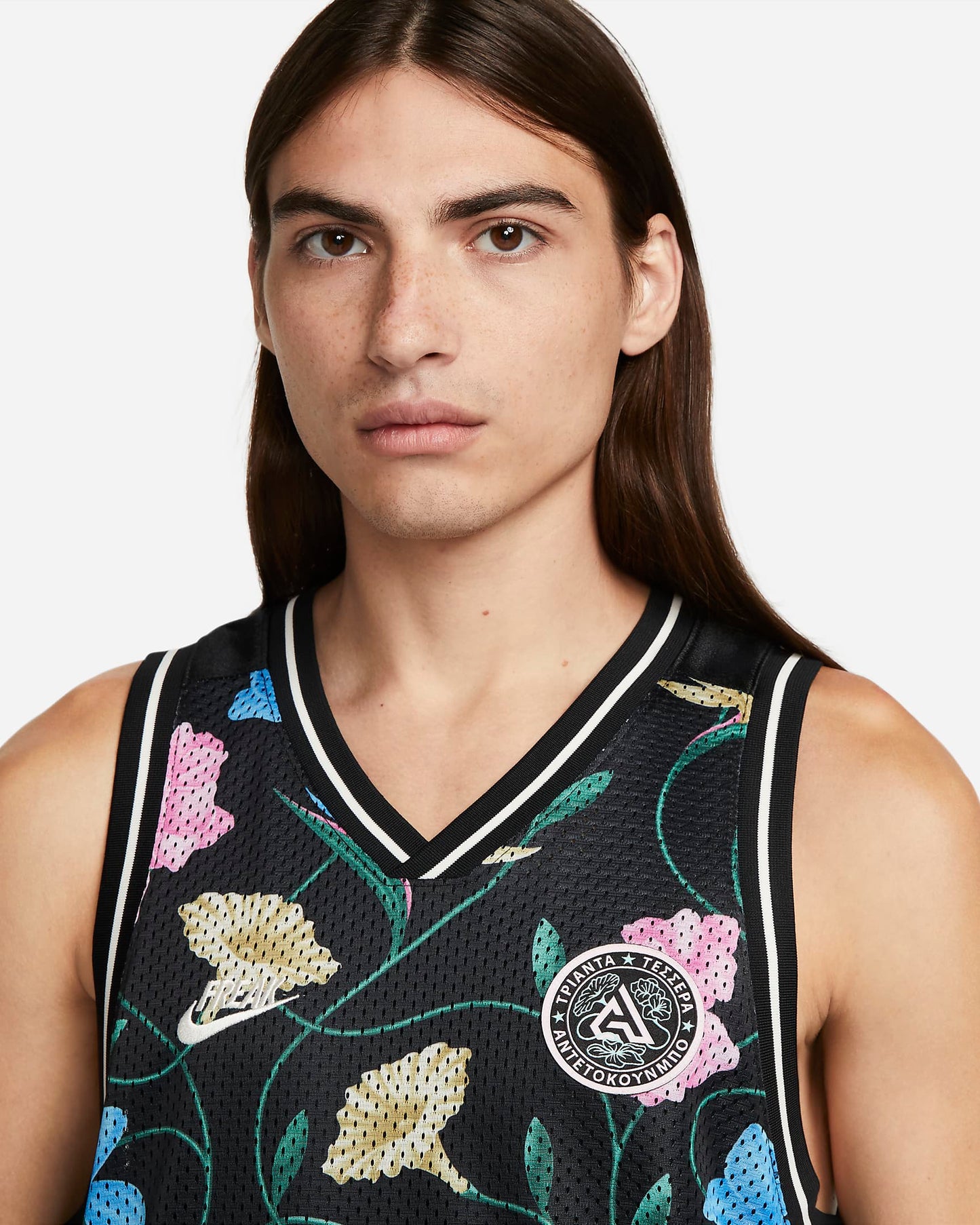 Giannis Dri-FIT Printed DNA Basketball Jersey | Black