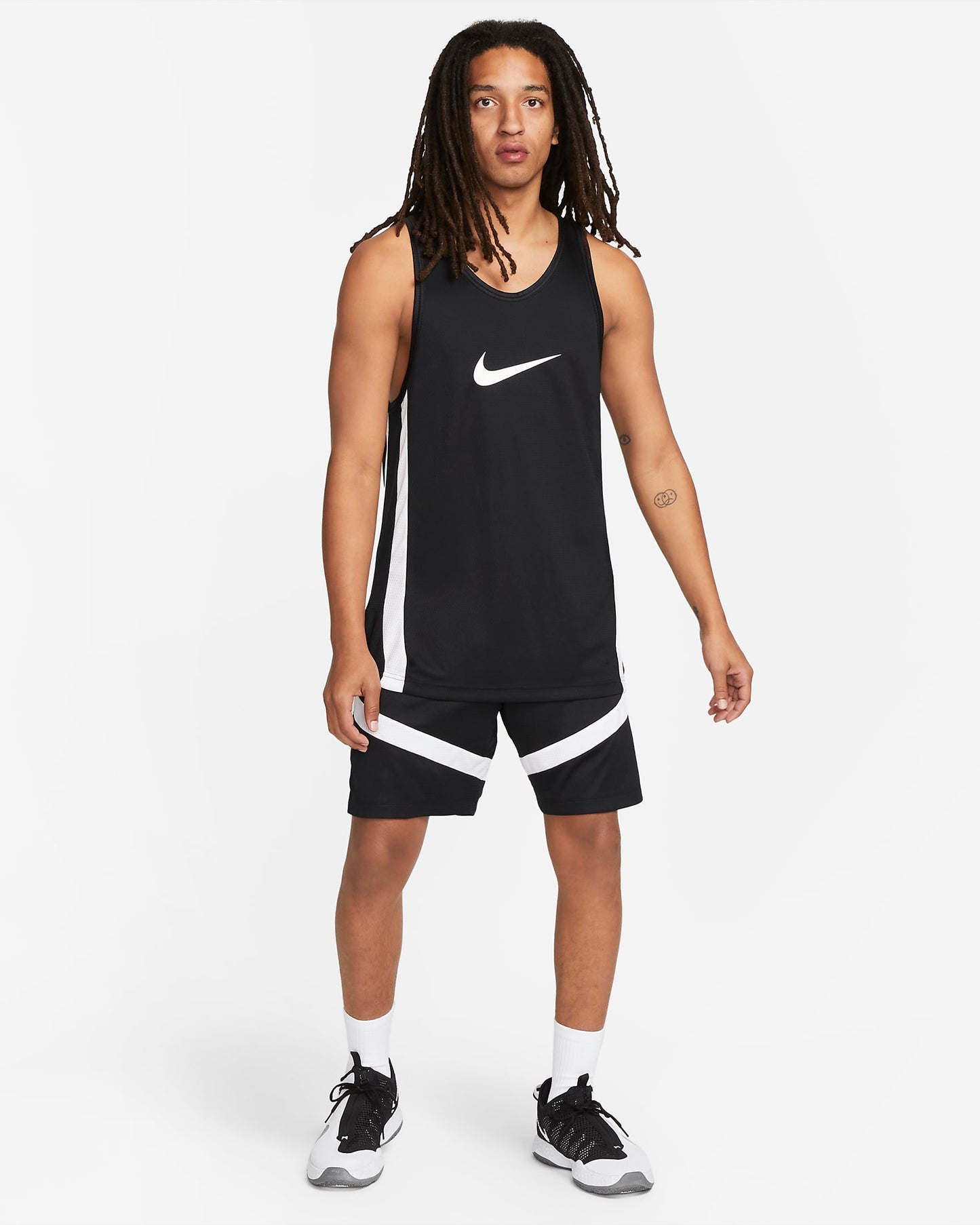 Nike Icon Men's Dri-FIT Basketball Jersey | Black