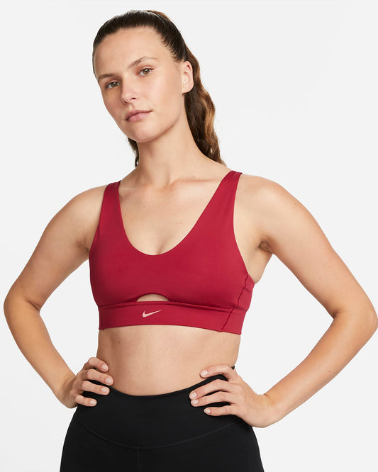 Nike Indy Plunge Cut-Out | Noble Red