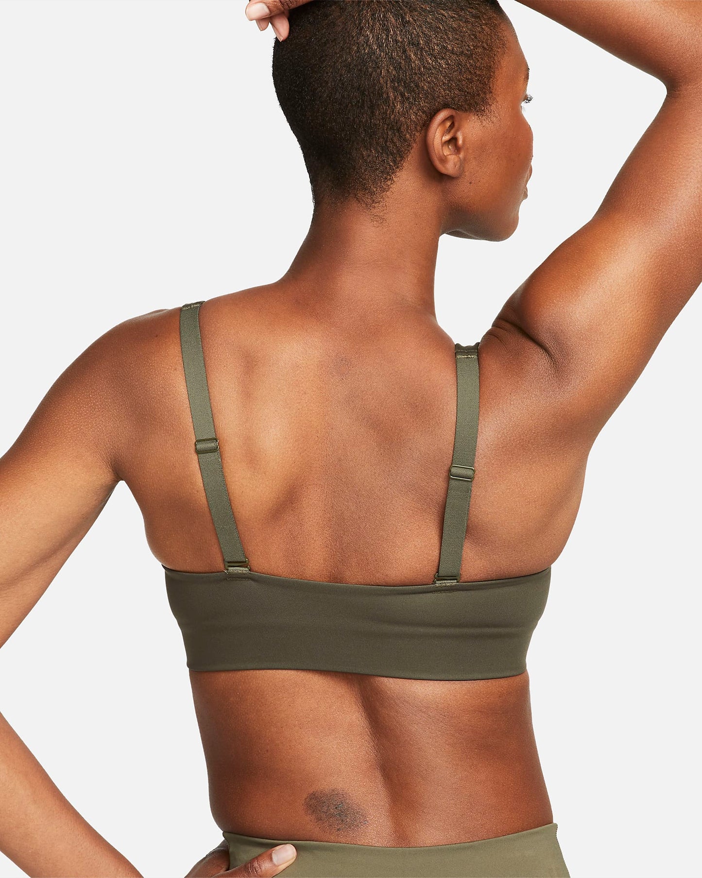 Nike Indy Plunge Cut-Out | Cargo Khaki