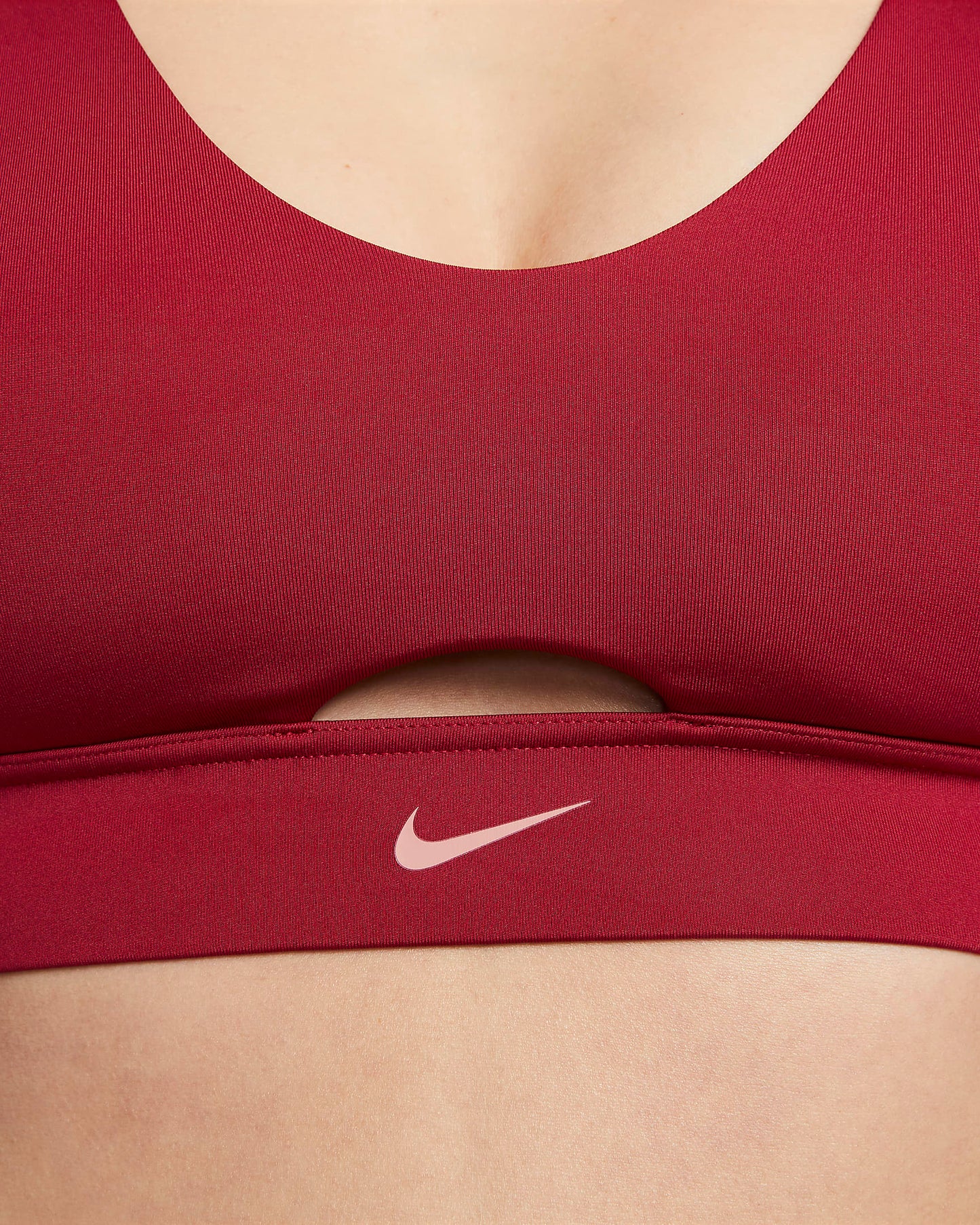 Nike Indy Plunge Cut-Out | Noble Red