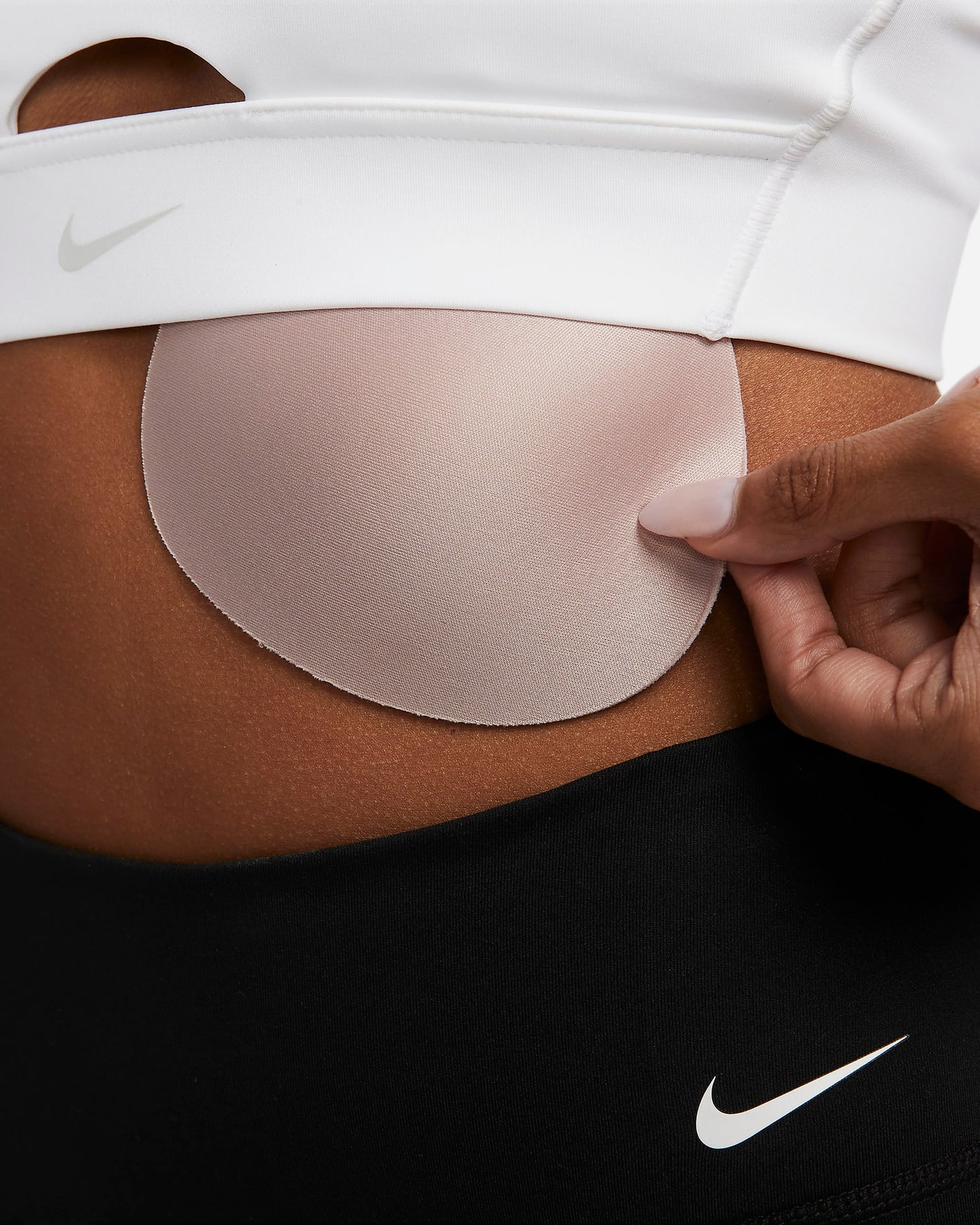 Nike Indy Plunge Cut-Out | White