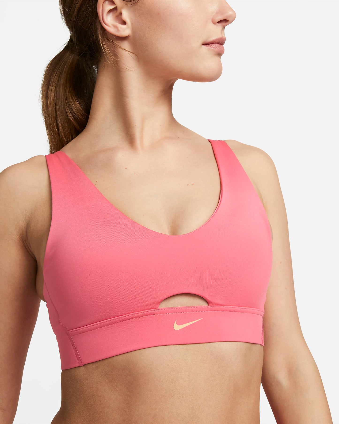 Nike Indy Plunge Cut-Out | Sea Coral