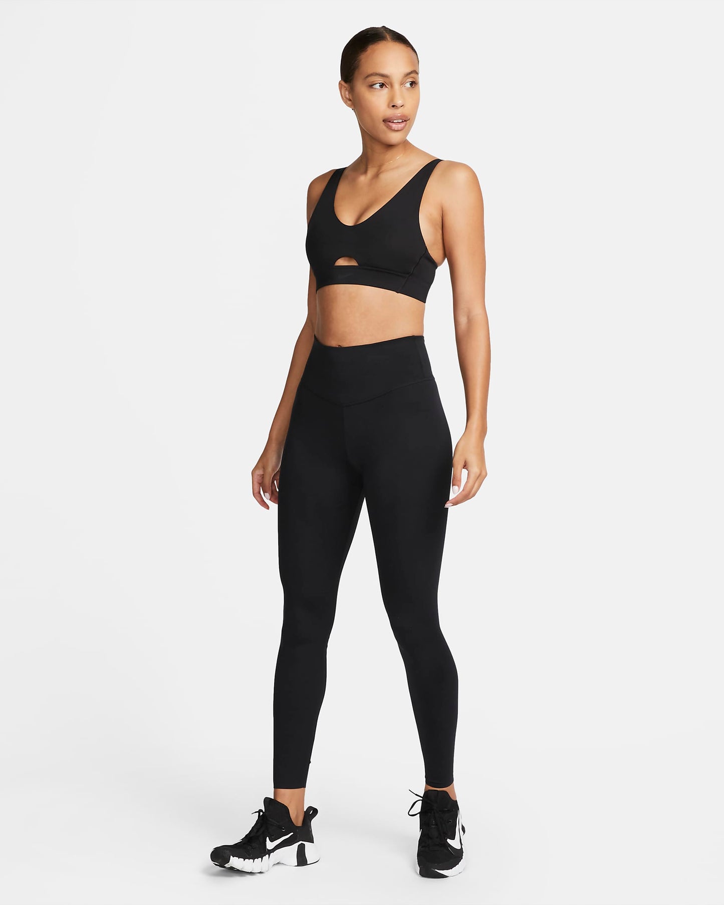 Nike Indy Plunge Cut-Out | Black