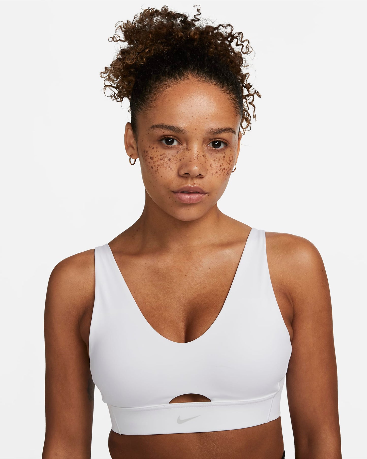 Nike Indy Plunge Cut-Out | White