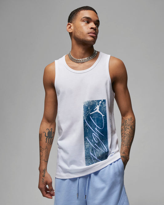 Jordan Essentials Men's Graphic Tank Top | White