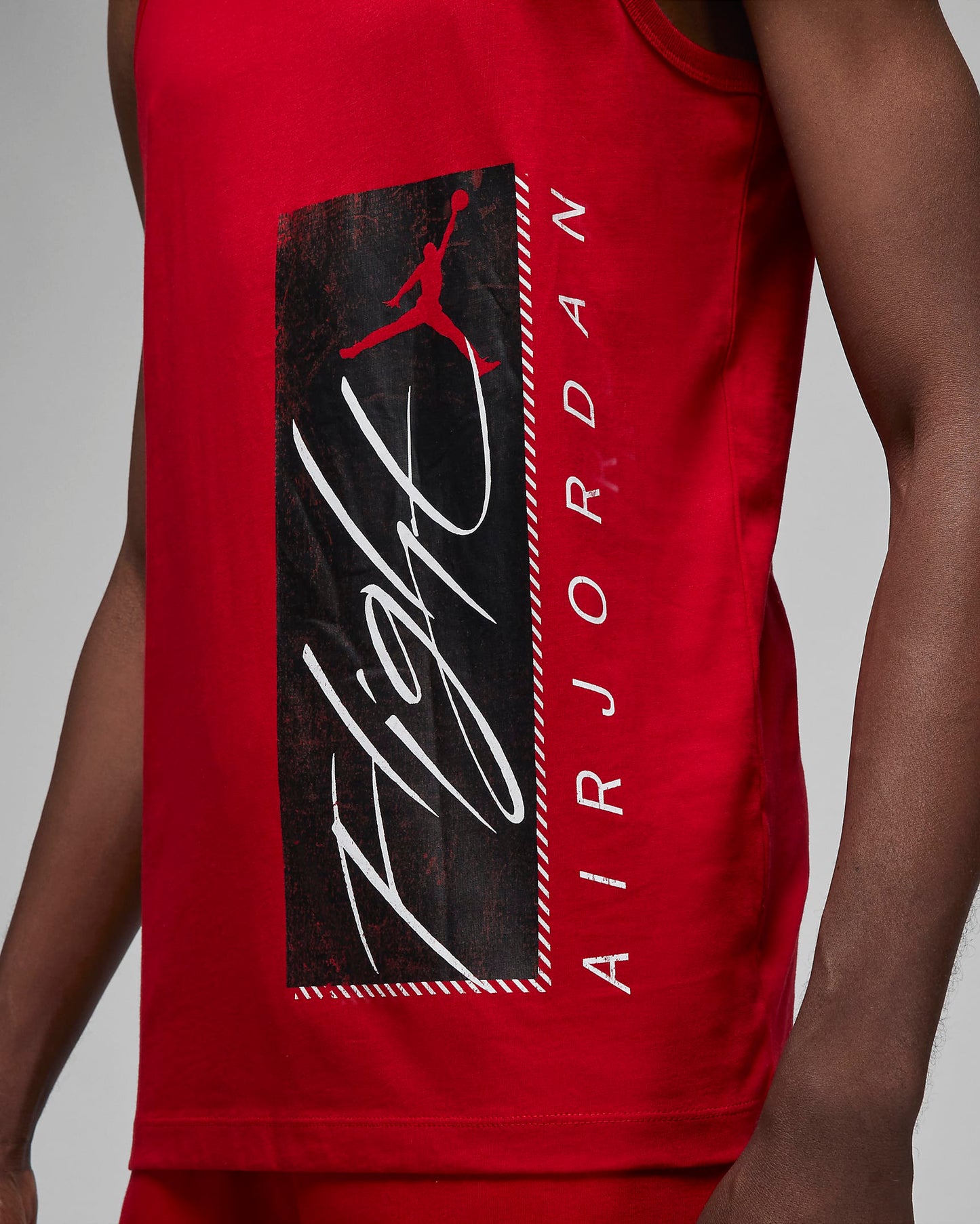 Jordan Essentials Men's Graphic Tank Top | Gym Red