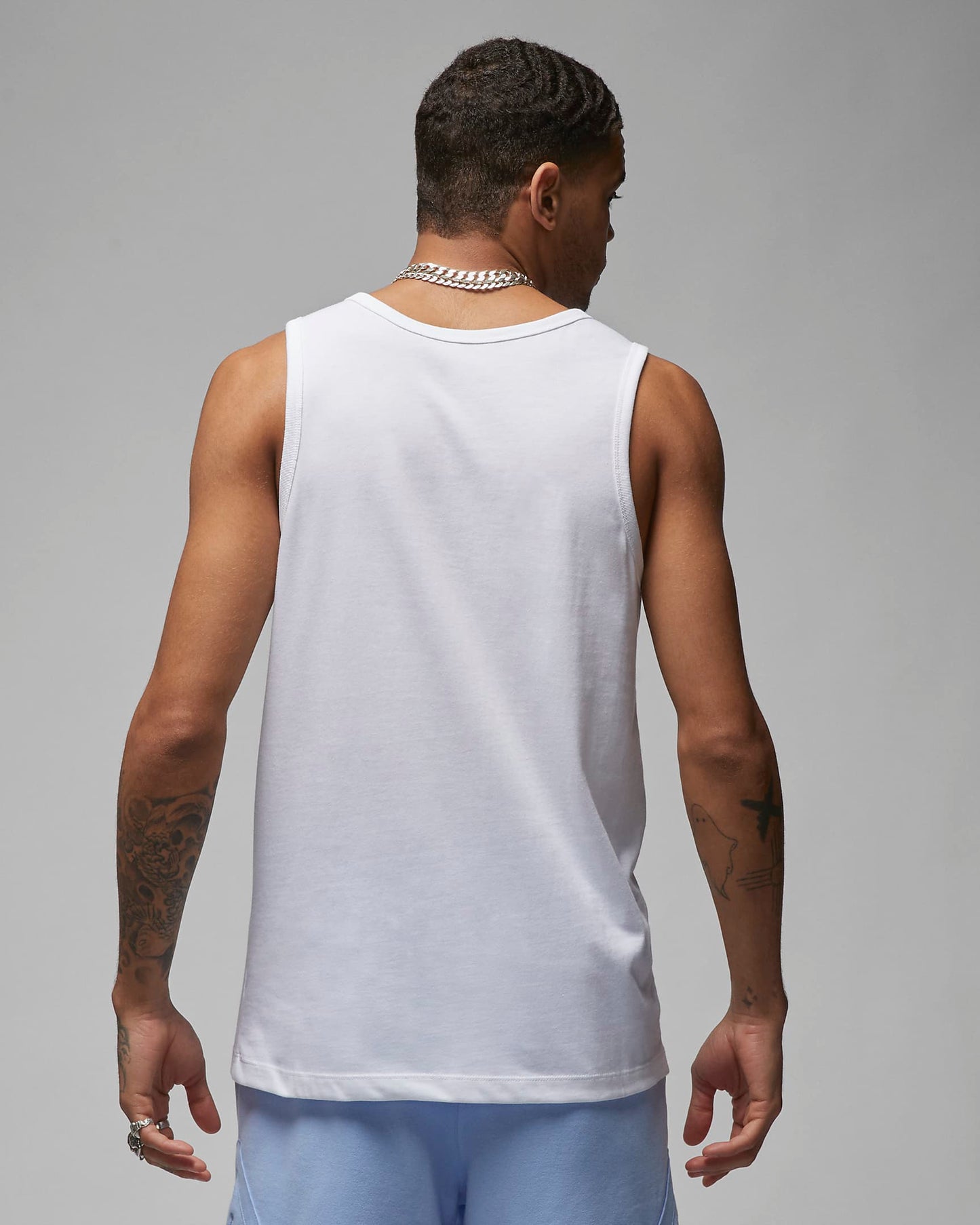 Jordan Essentials Men's Graphic Tank Top | White