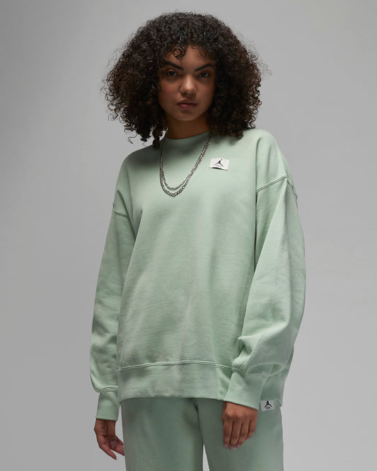 Jordan Flight Women's Fleece Crew | Pistachio Frost