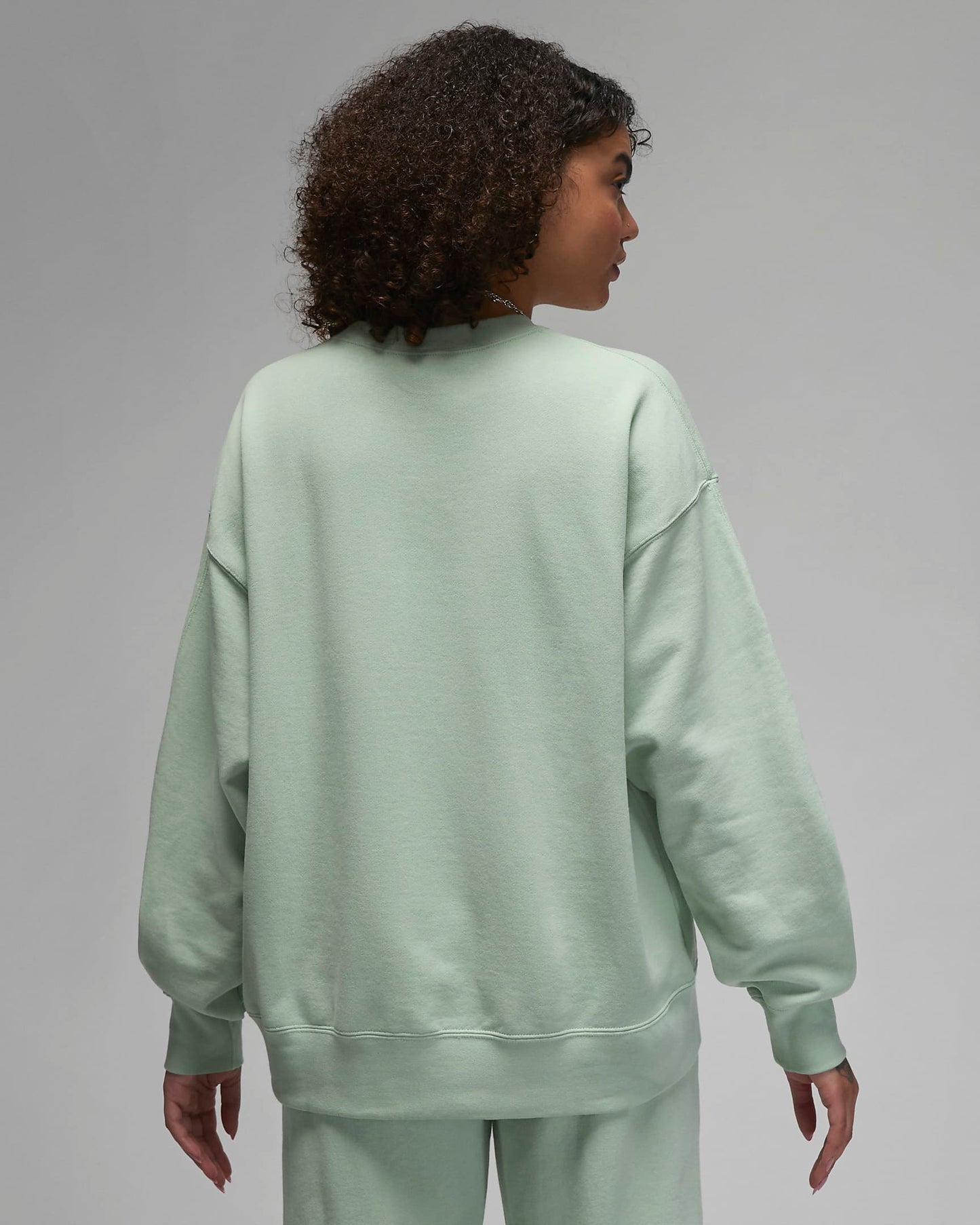 Jordan Flight Women's Fleece Crew | Pistachio Frost