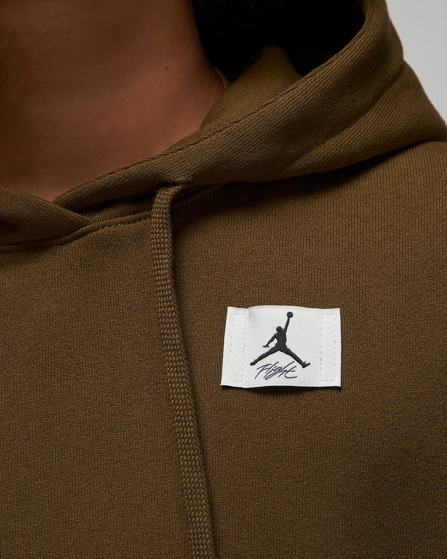 Jordan Flight Women's Fleece Hoodie | Light Olive