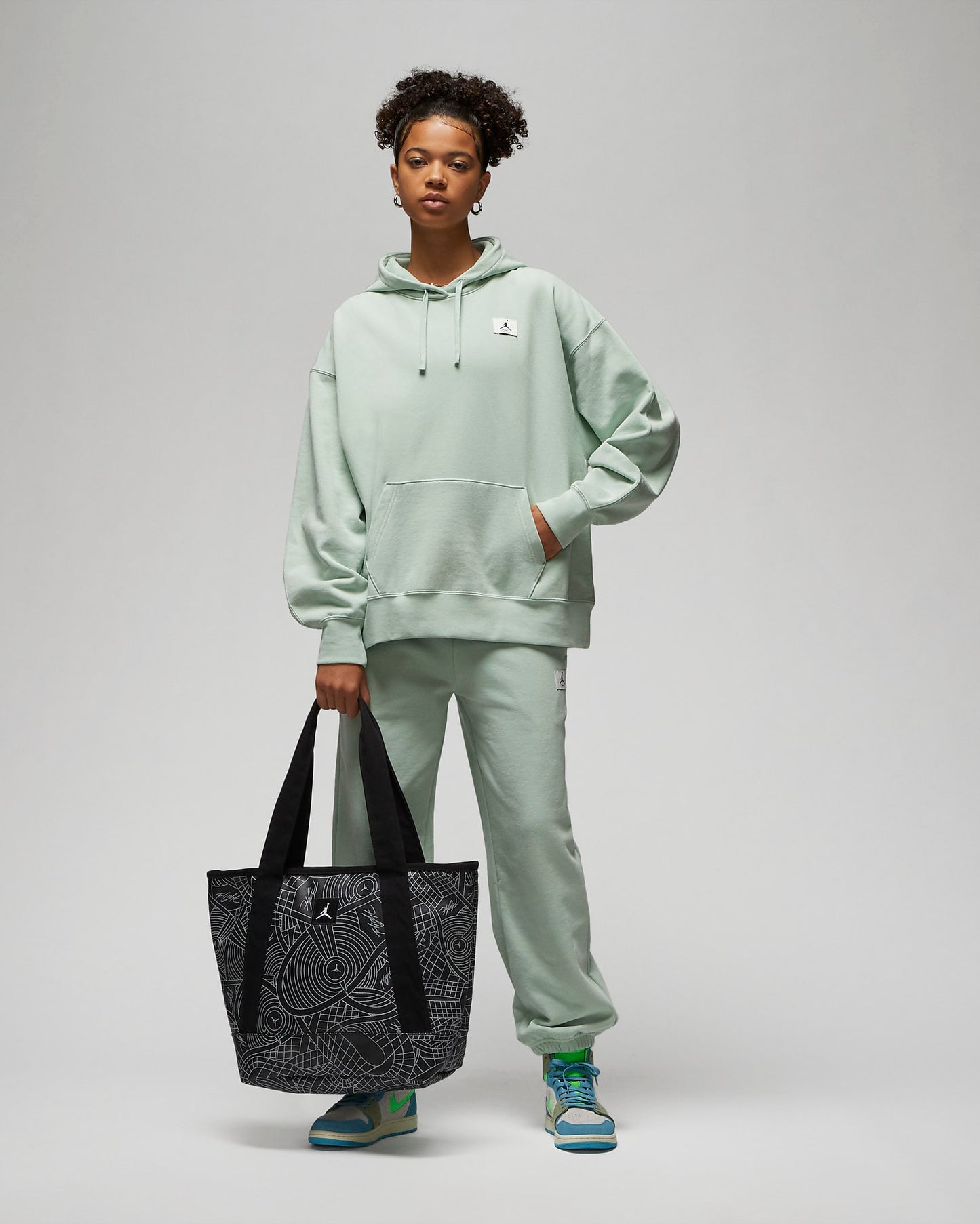 Jordan Flight Women's Fleece Hoodie | Pistachio Frost