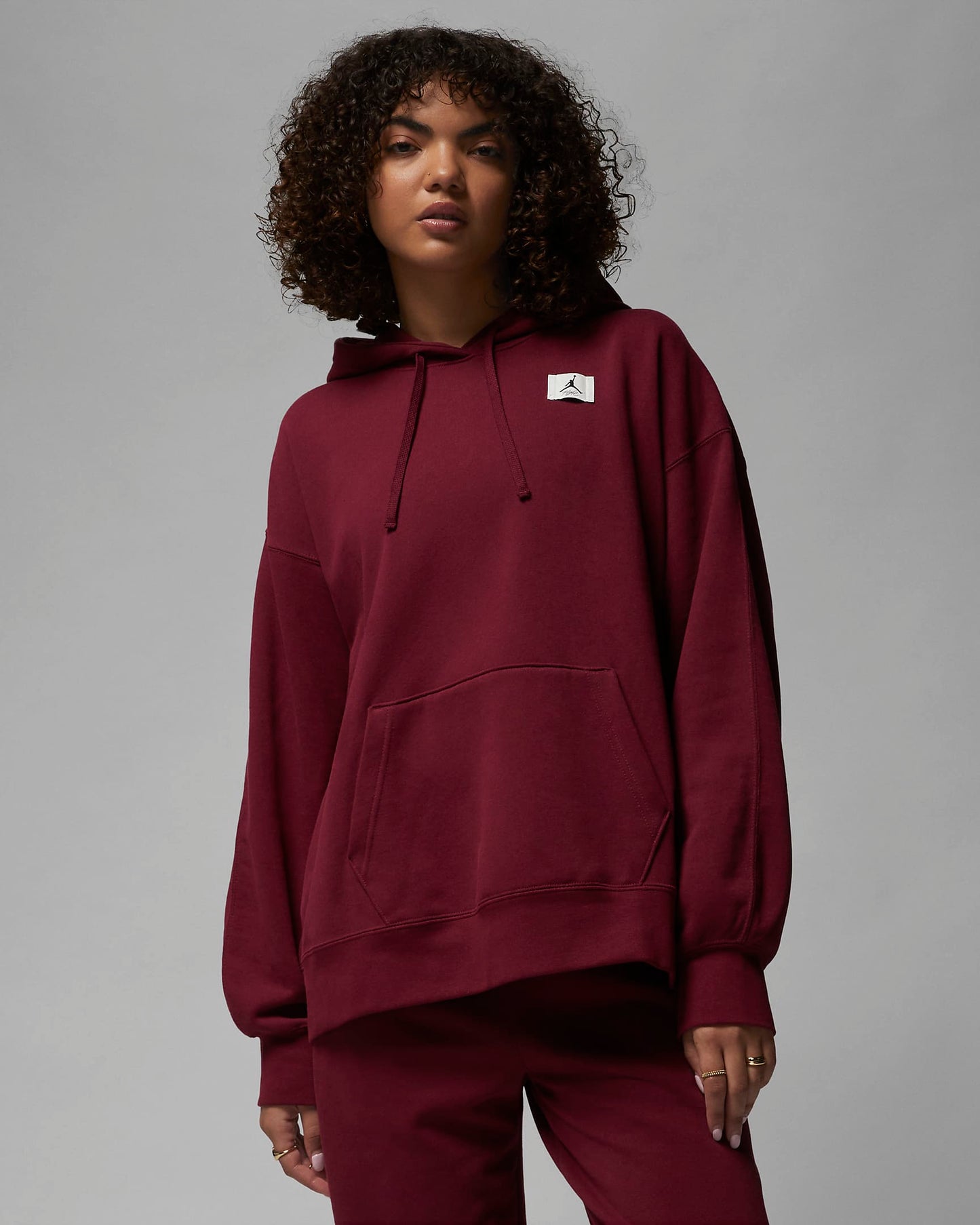 Jordan Flight Women's Fleece Hoodie | Cherrywood Red