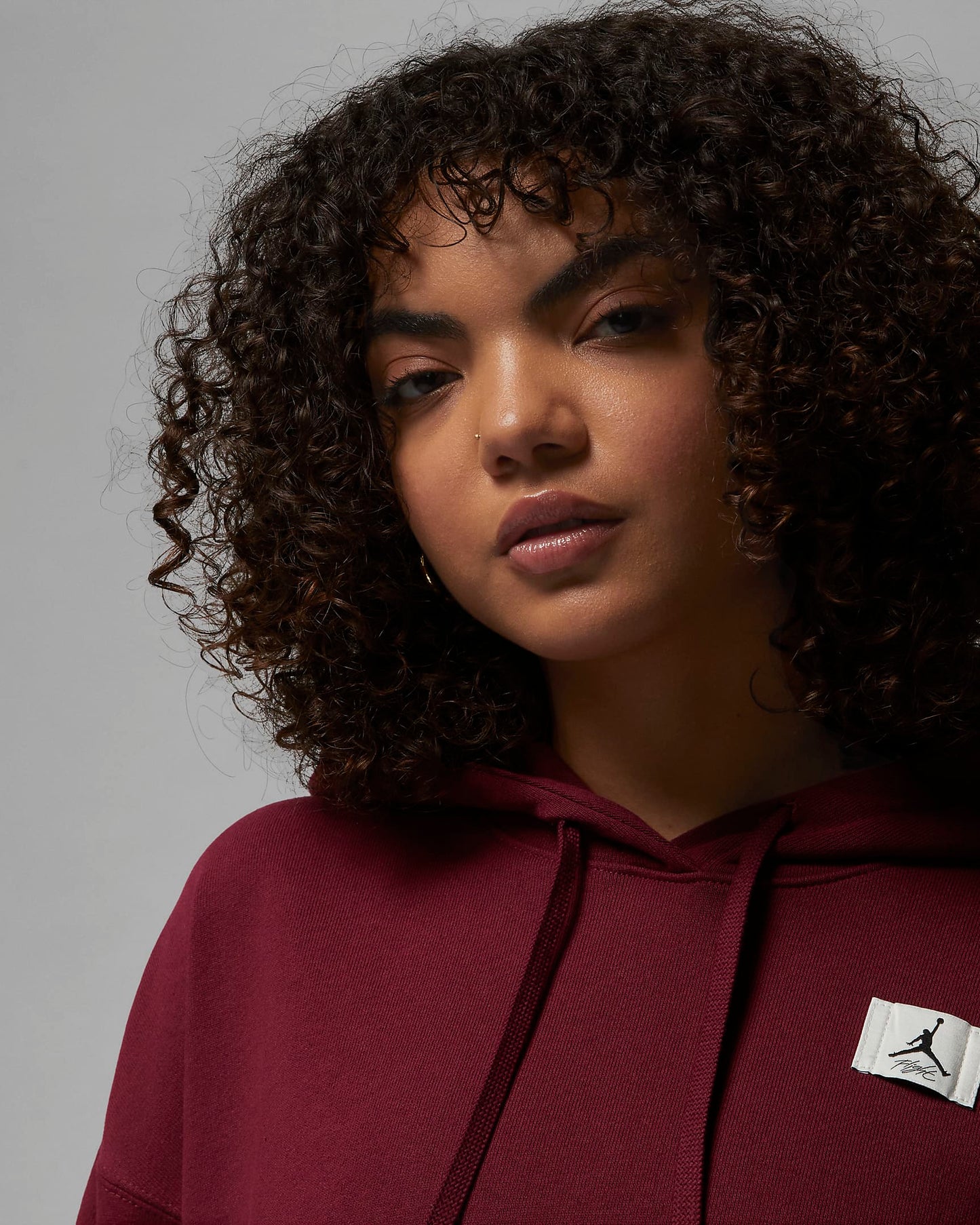 Jordan Flight Women's Fleece Hoodie | Cherrywood Red