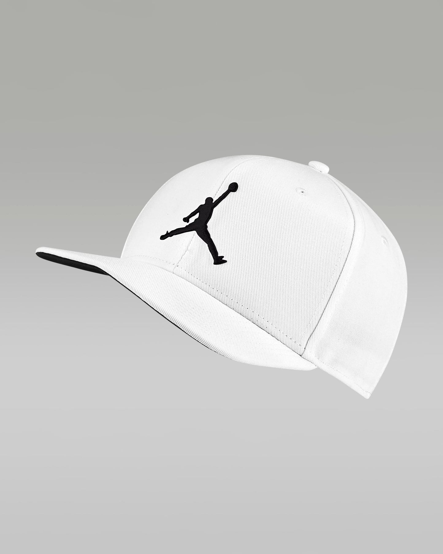 Jordan Pro Jumpman Snapback Hat | White